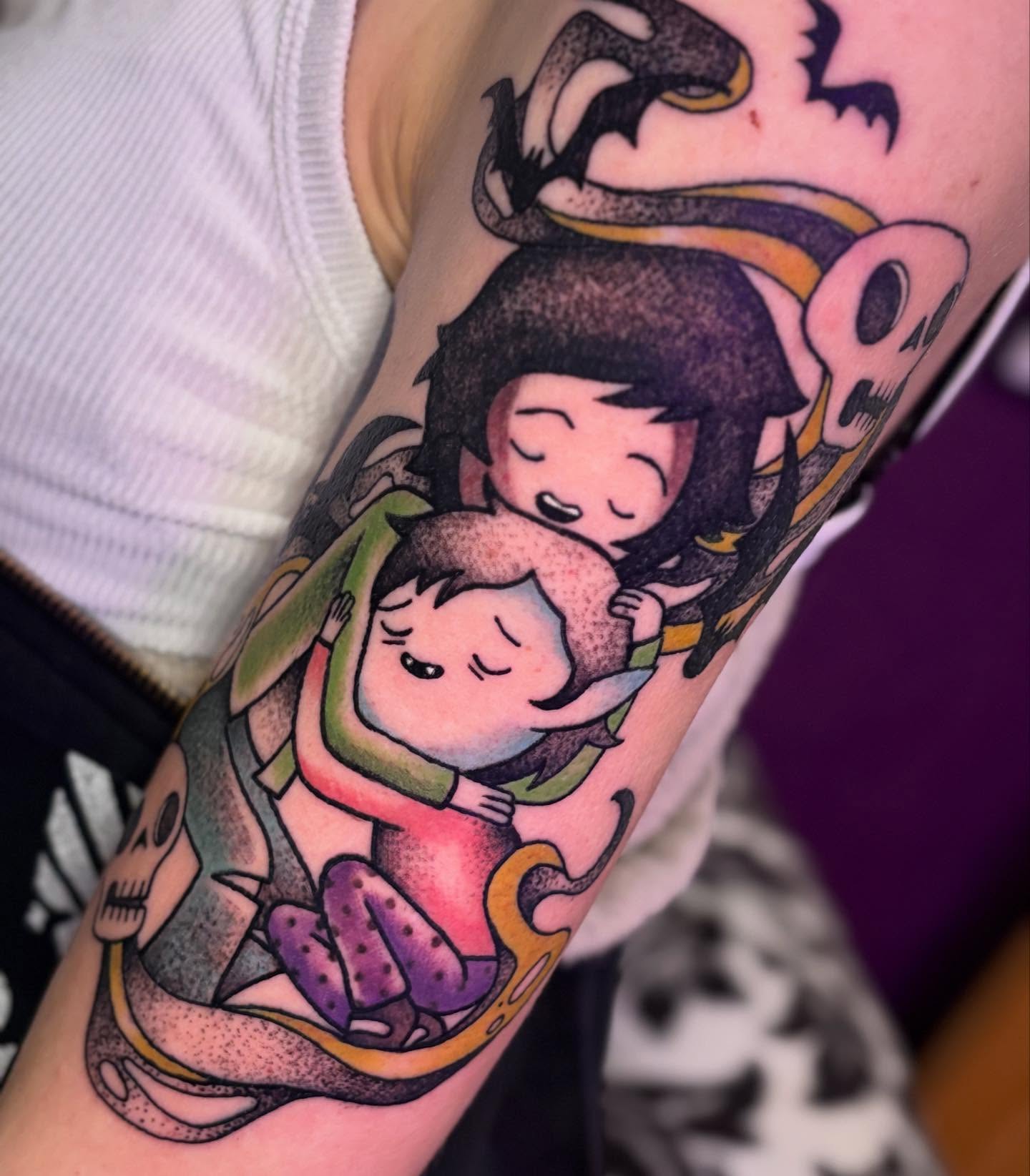 Tattoo by @neekostentaculz — anime