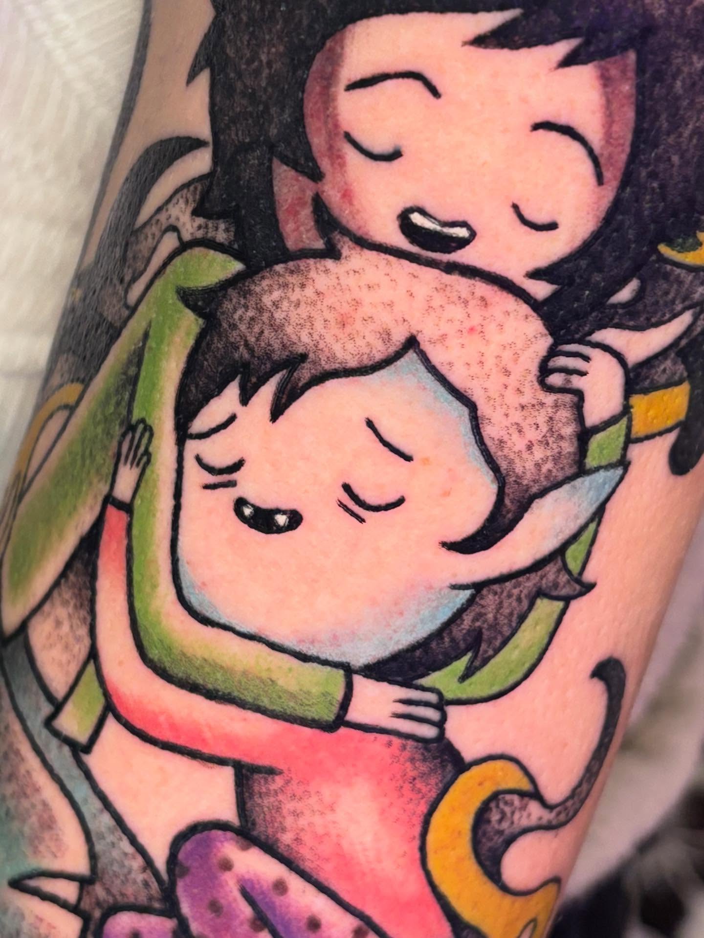 Tattoo by @neekostentaculz — anime