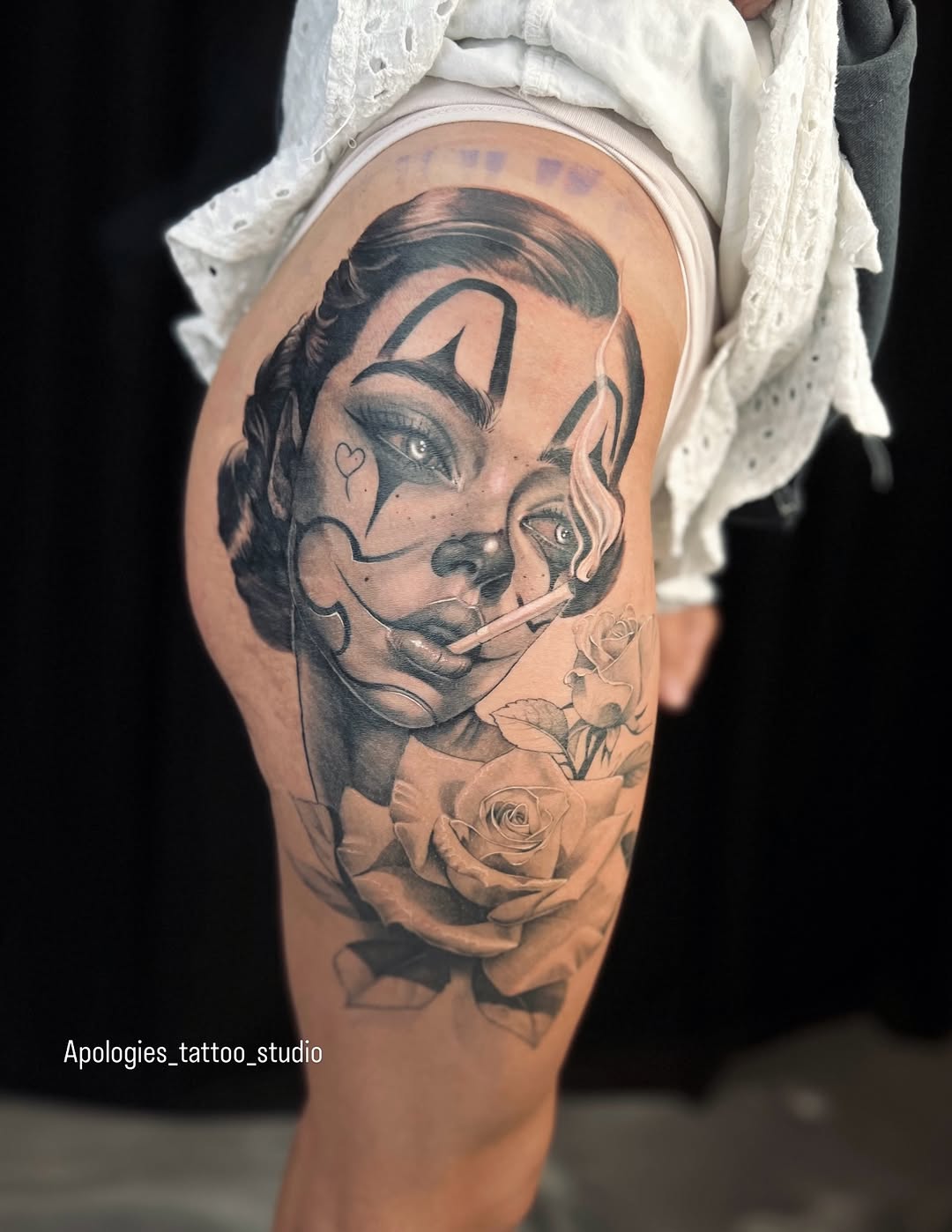 Tattoo by @apologies_tattoo_studios — chicano, realism