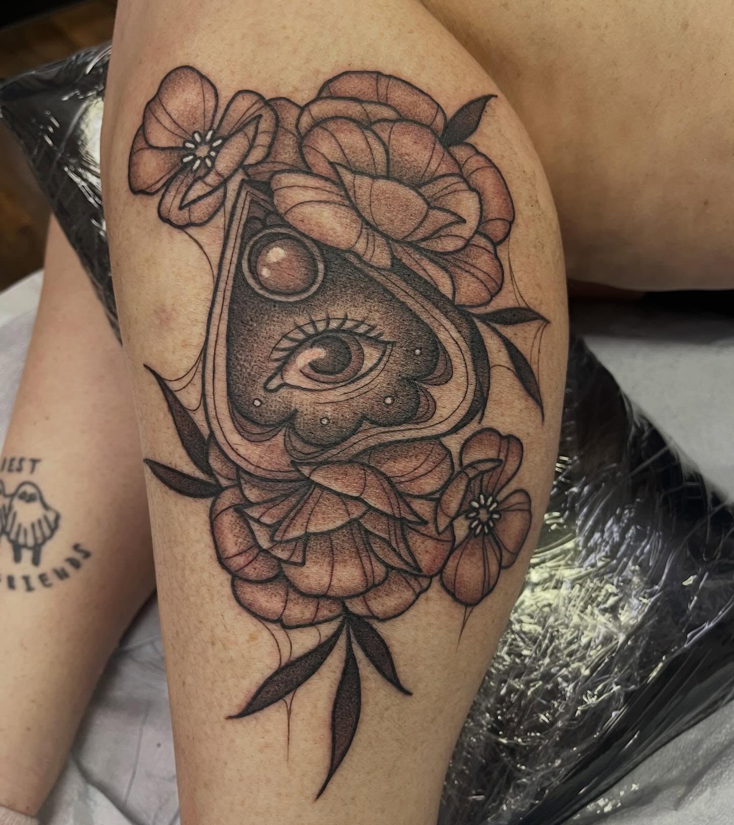Tattoo by @ellmackk — black_and_grey, realism