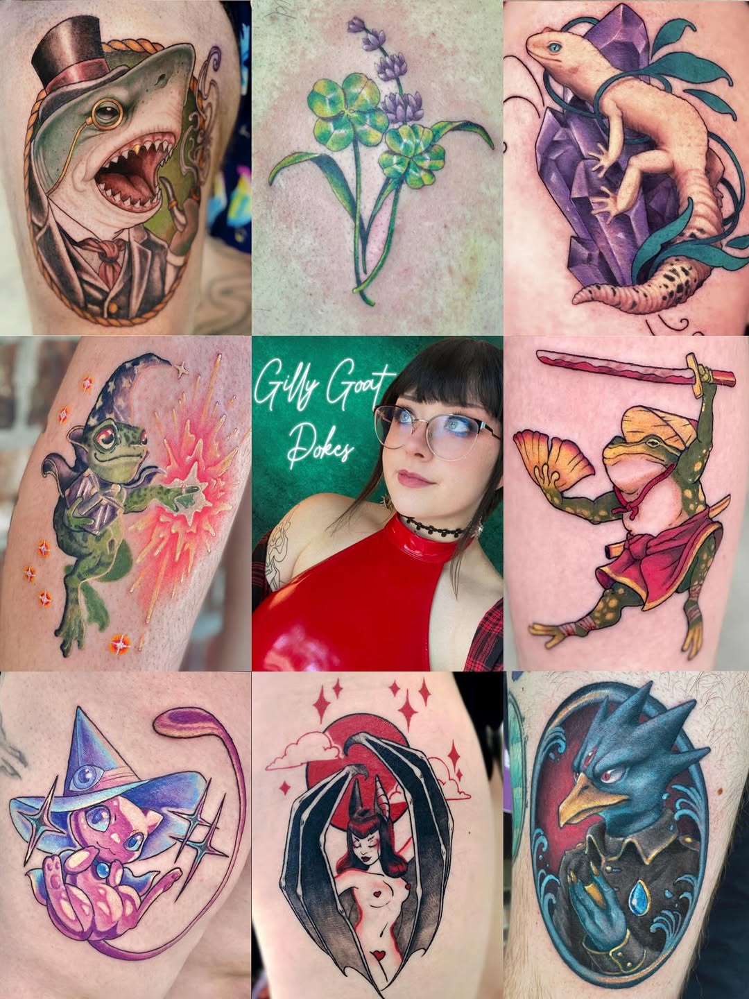 Tattoo by @gillygoatpokes — neo_traditional, realism