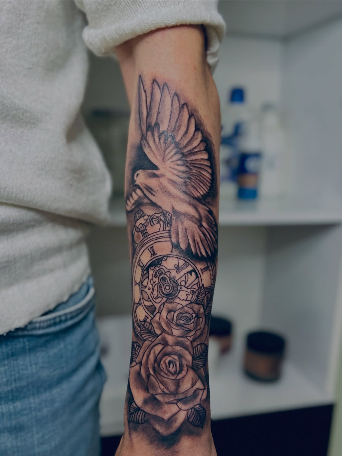 Tattoo by @emirtattoo48 — black_and_grey, realism
