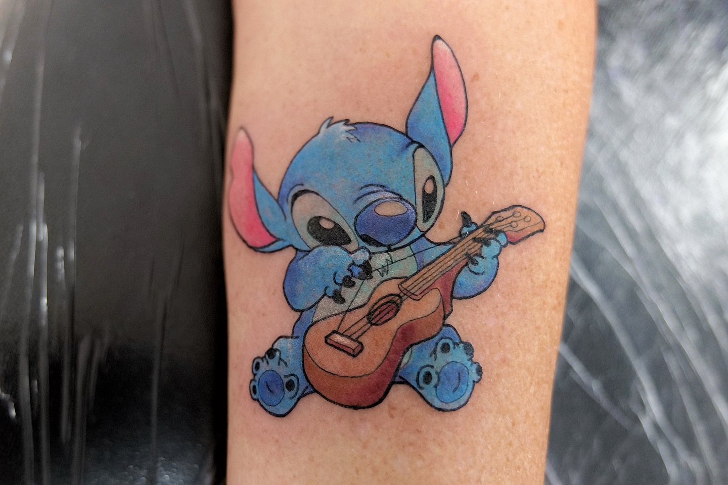 Tattoo by @godlikeadog โ dotwork