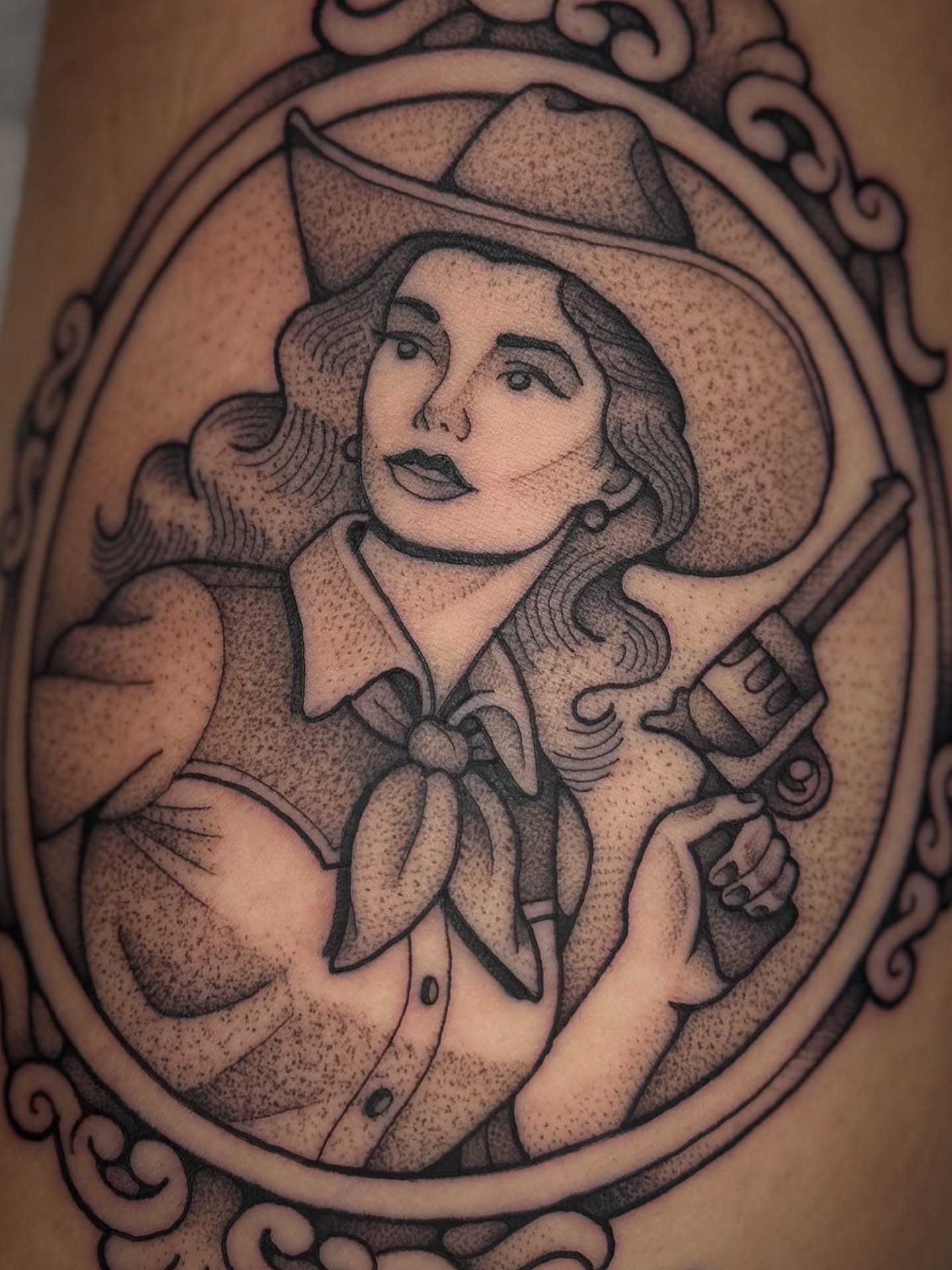 Tattoo by @clem.needlemark — dotwork