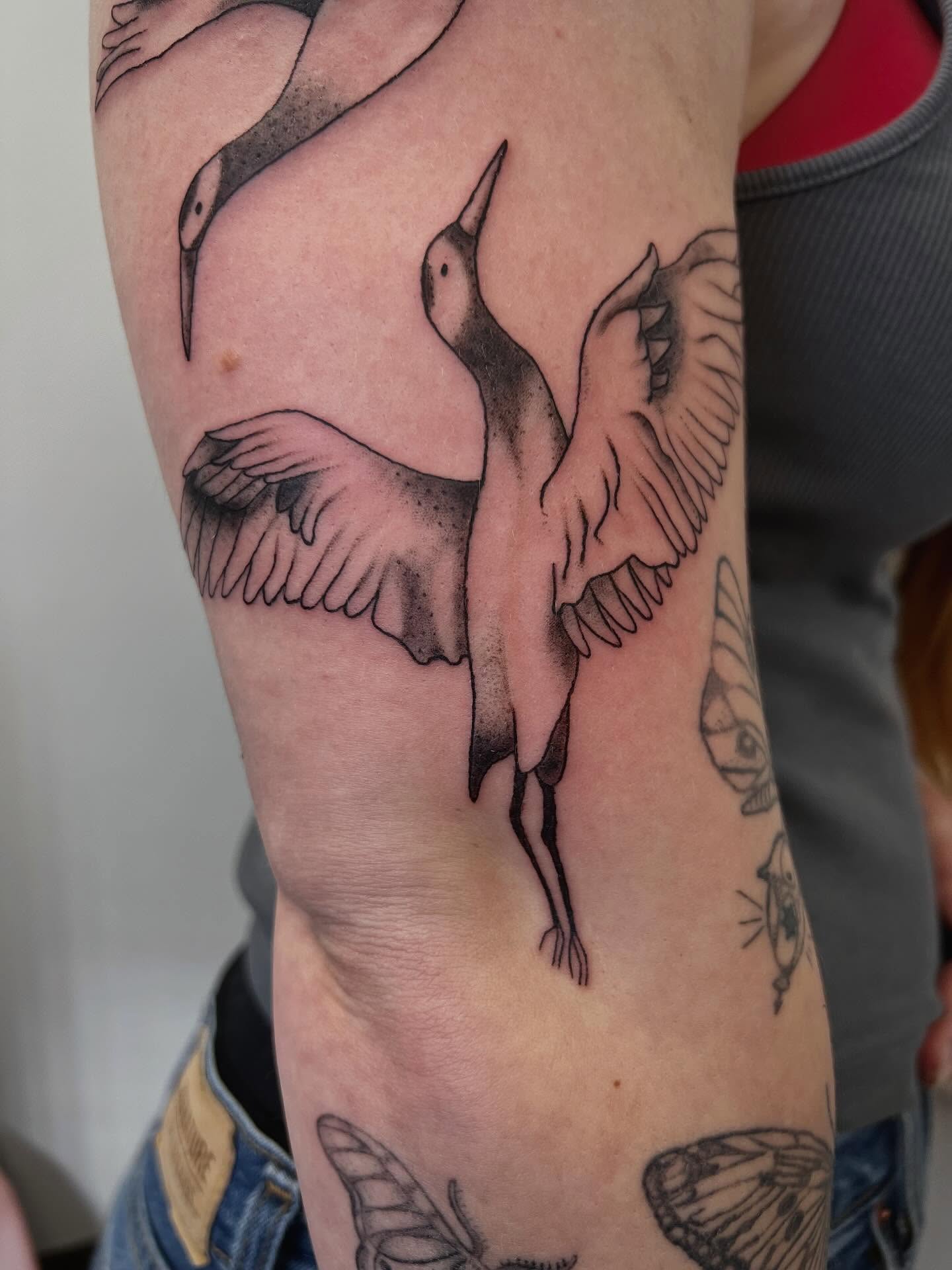 Tattoo by @artbymuggs — black_and_grey