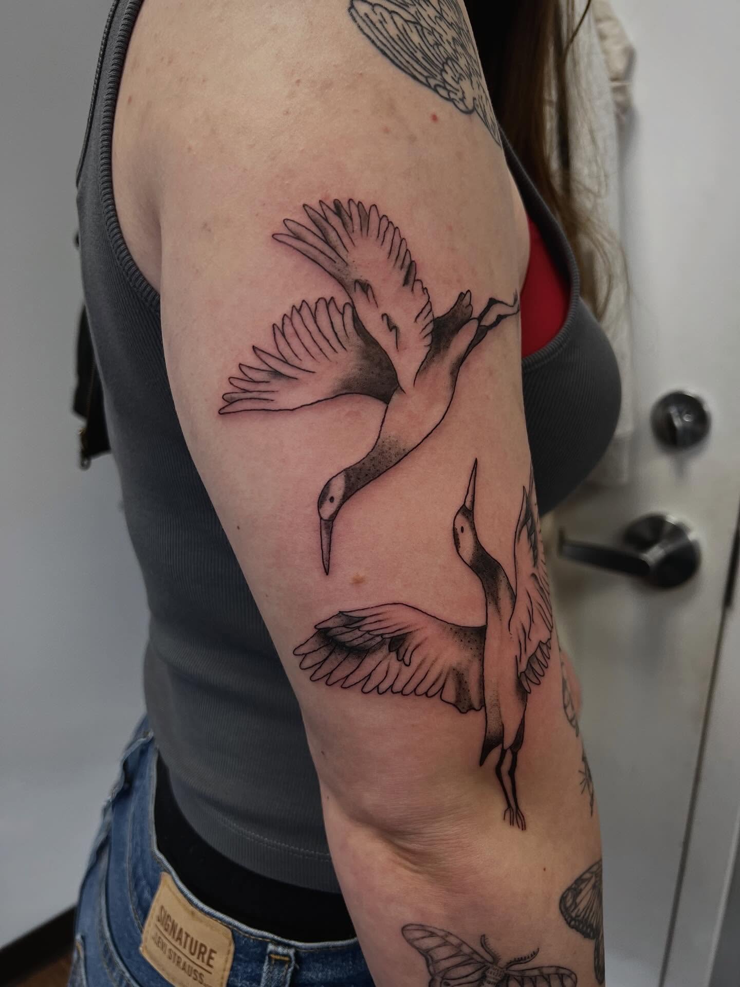 Tattoo by @artbymuggs — black_and_grey