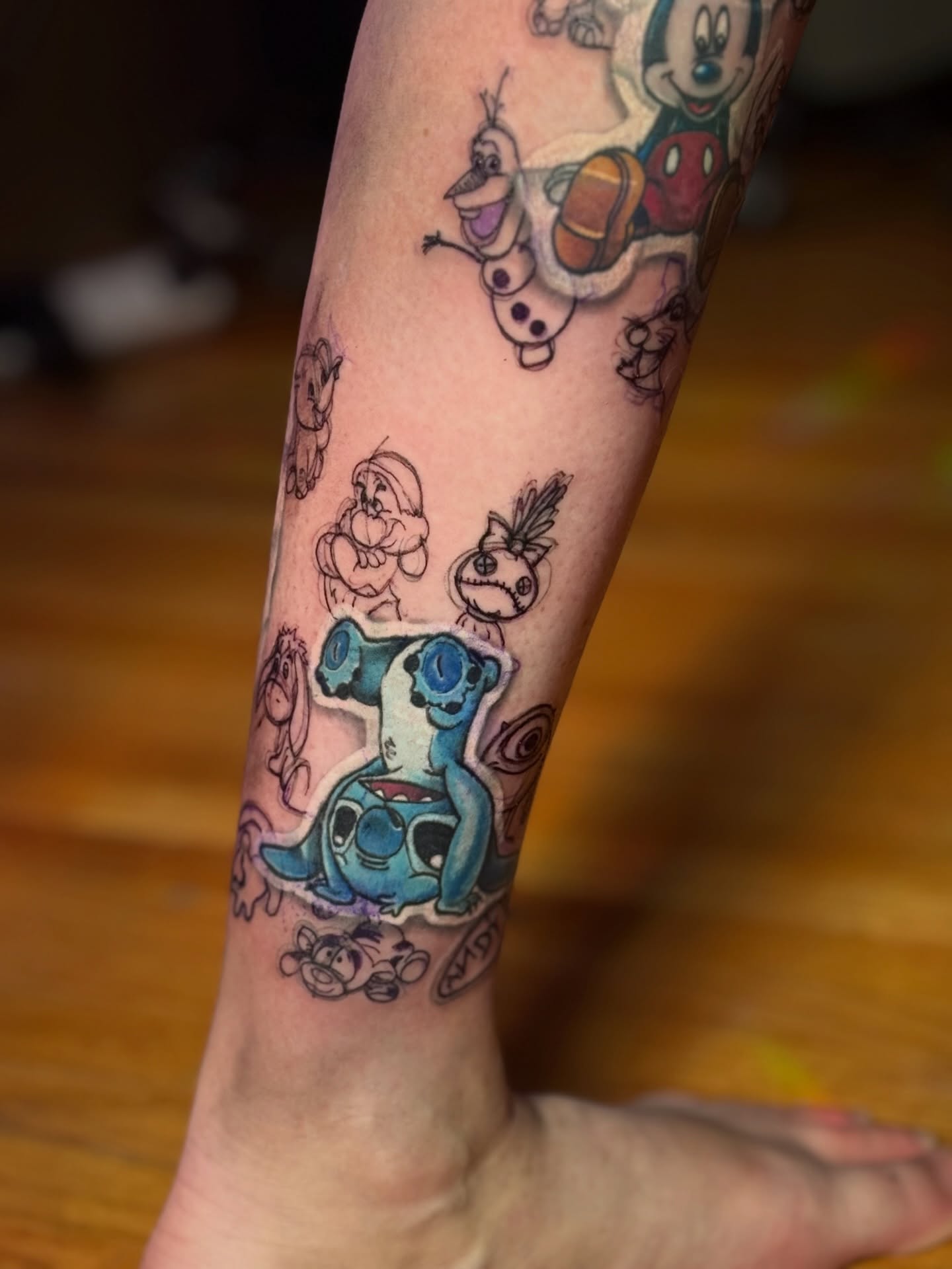 Tattoo by @ravenwrathmore — dotwork