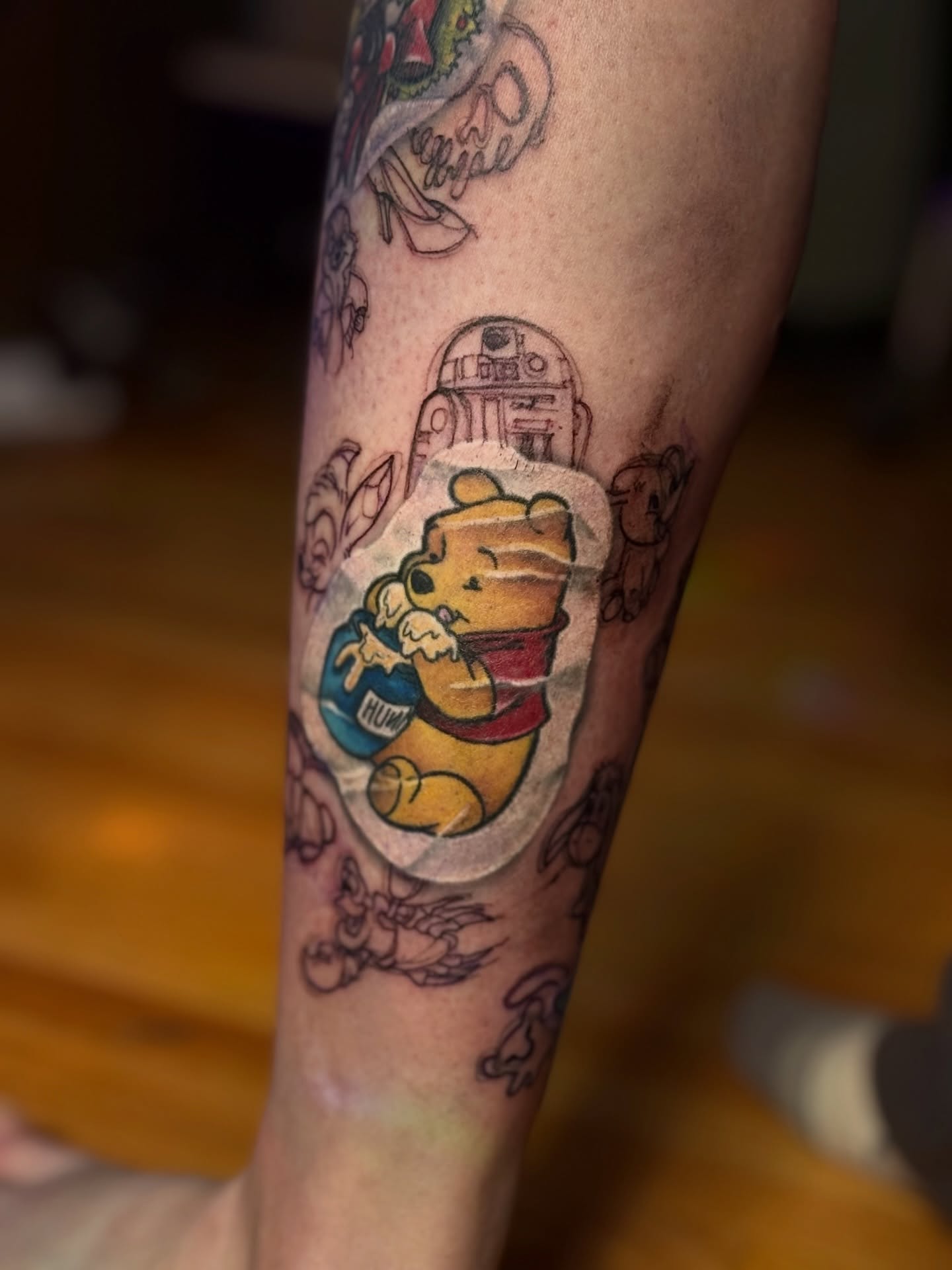 Tattoo by @ravenwrathmore — dotwork