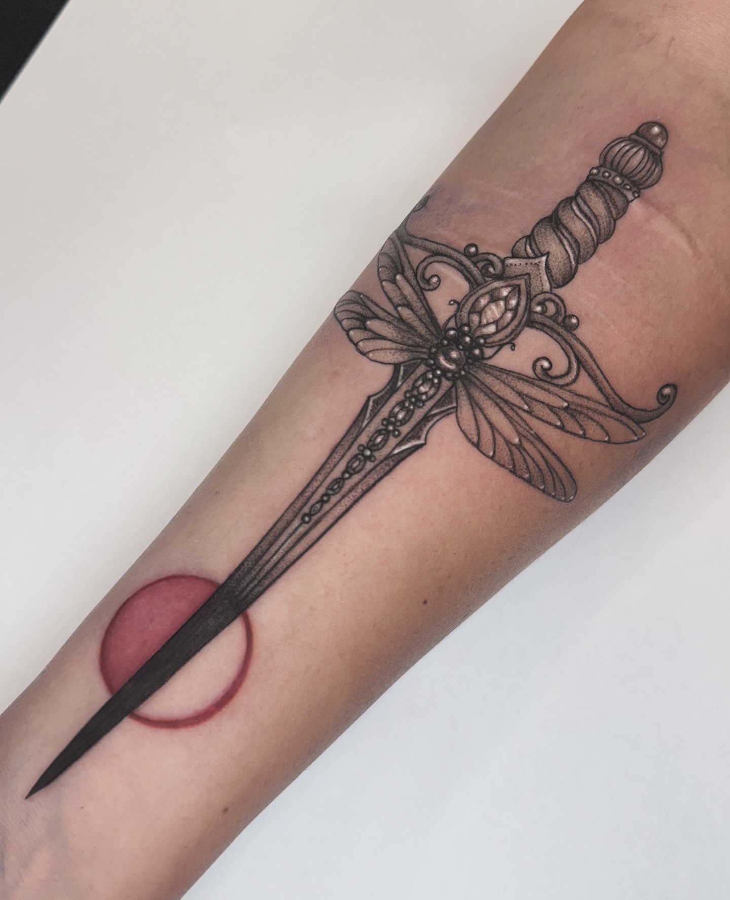 Tattoo by @ajollytattoo — black_and_grey, ornamental