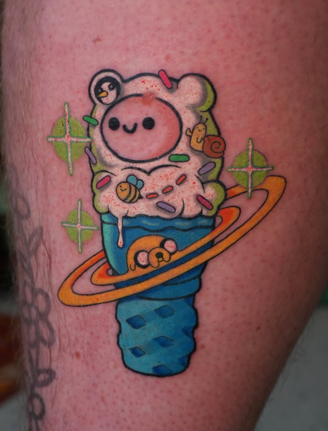 Tattoo by @someonesweirdsister โ new_school, anime