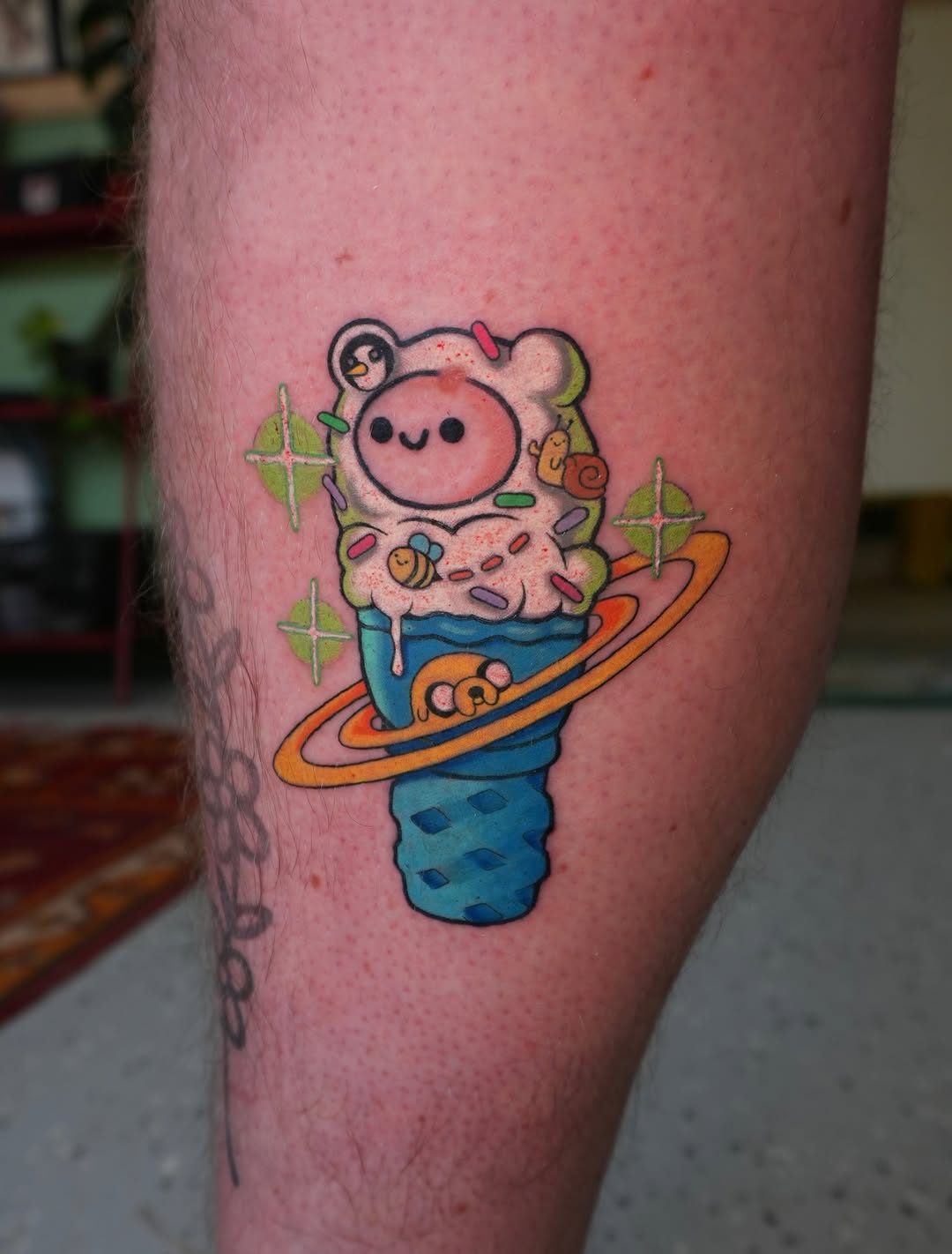 Tattoo by @someonesweirdsister โ new_school, anime