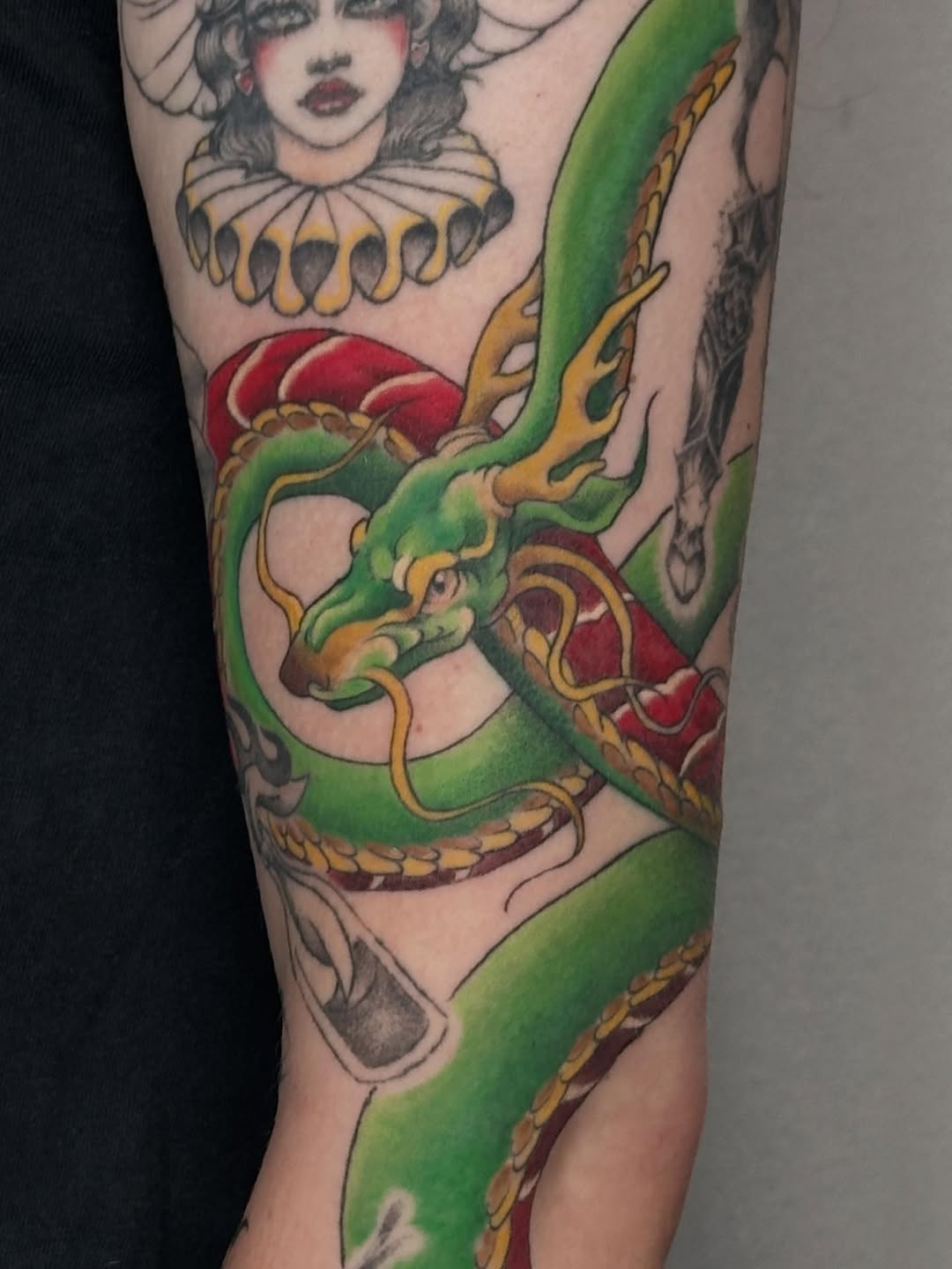Tattoo by @sighthovnd — japanese_irezumi, neo_traditional