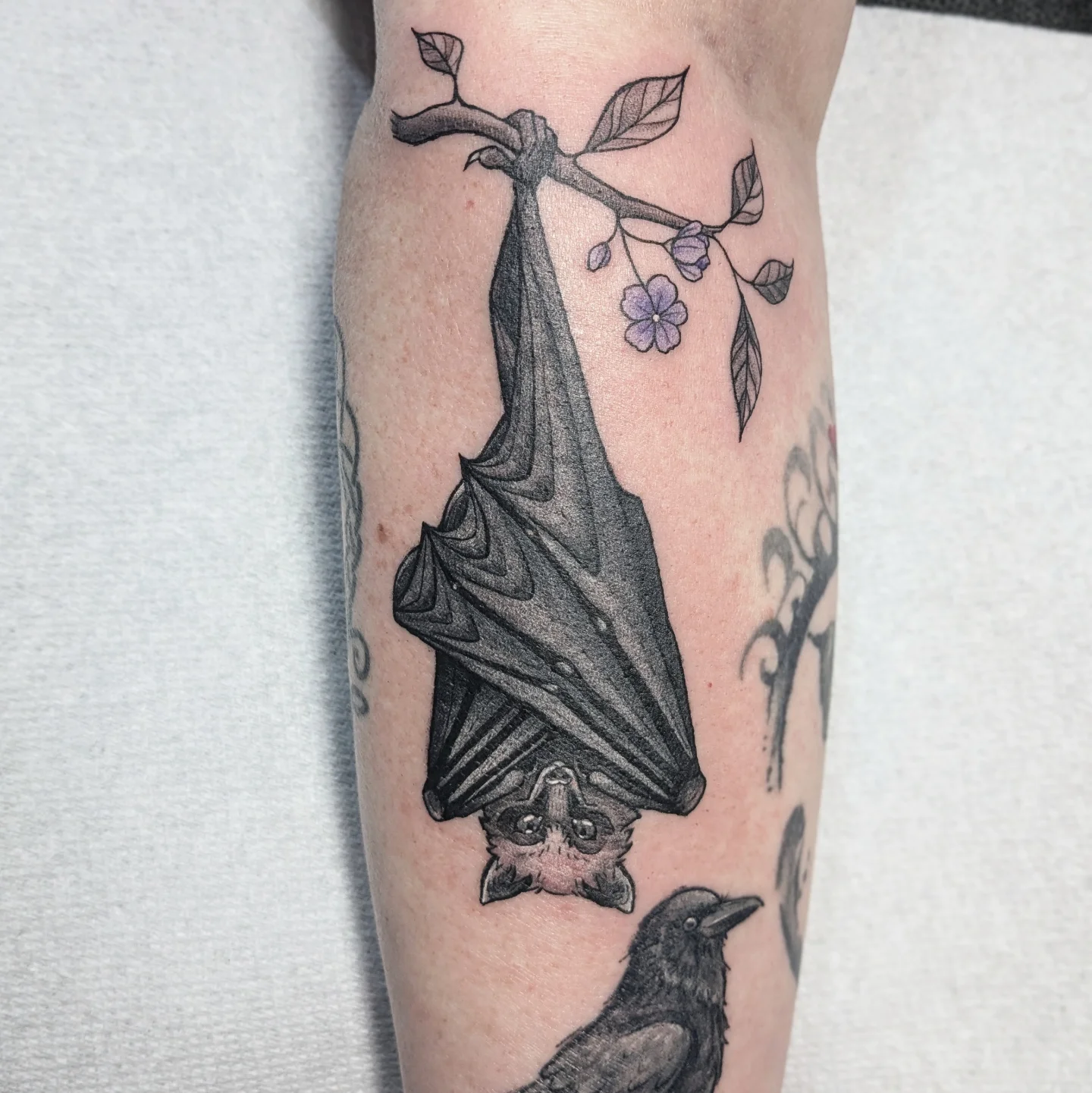 Tattoo by @inkedmongoose — black_and_grey