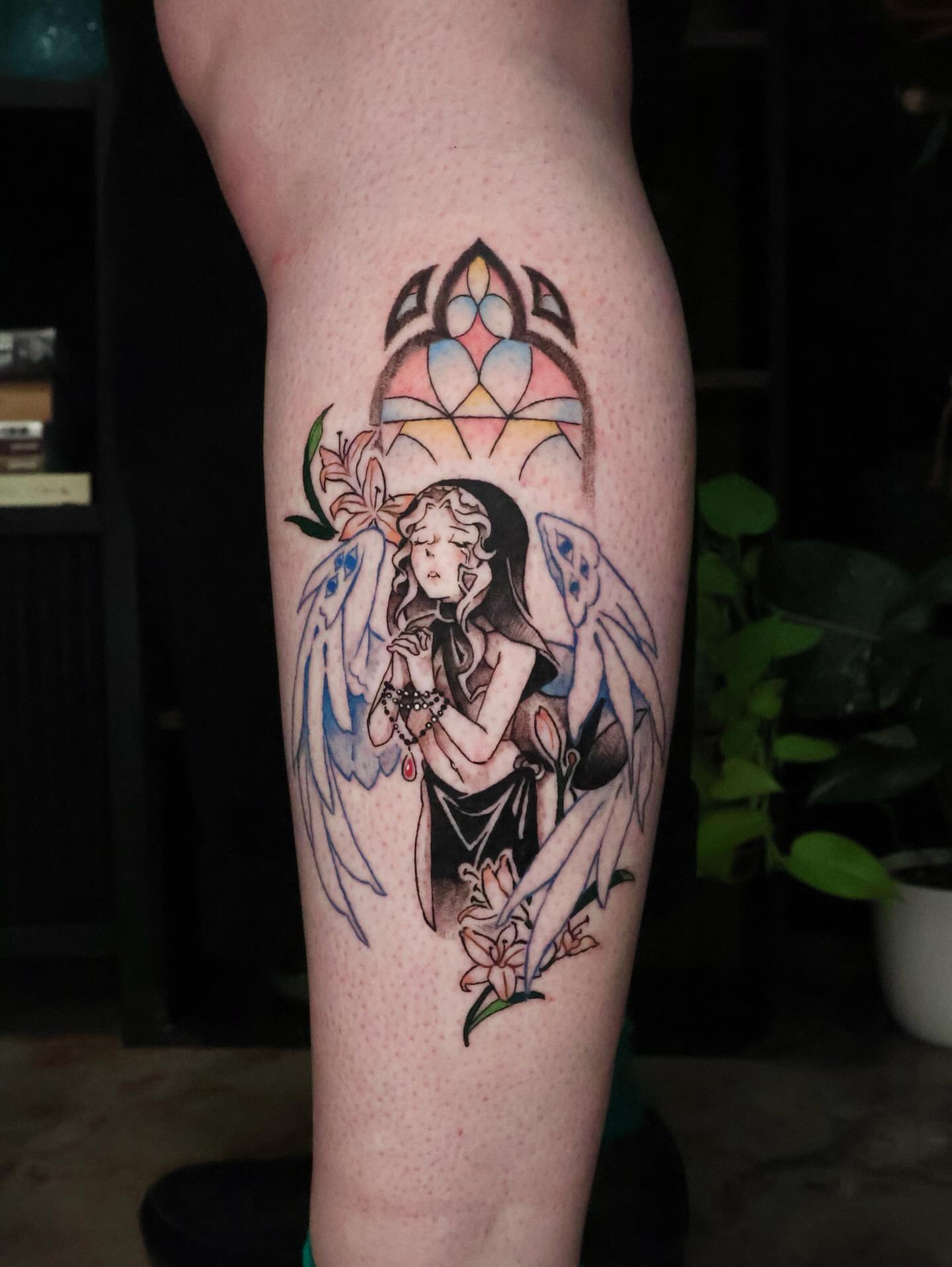Tattoo by @snowypear_tat — neo_traditional, watercolor