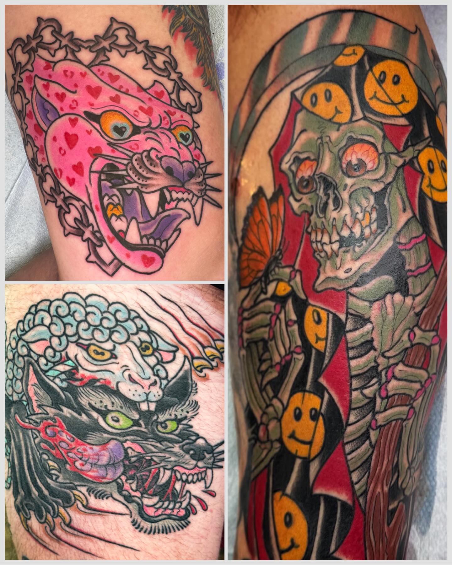 Tattoo by @bicycle_bobs_tat2 — american_traditional, trash_polka