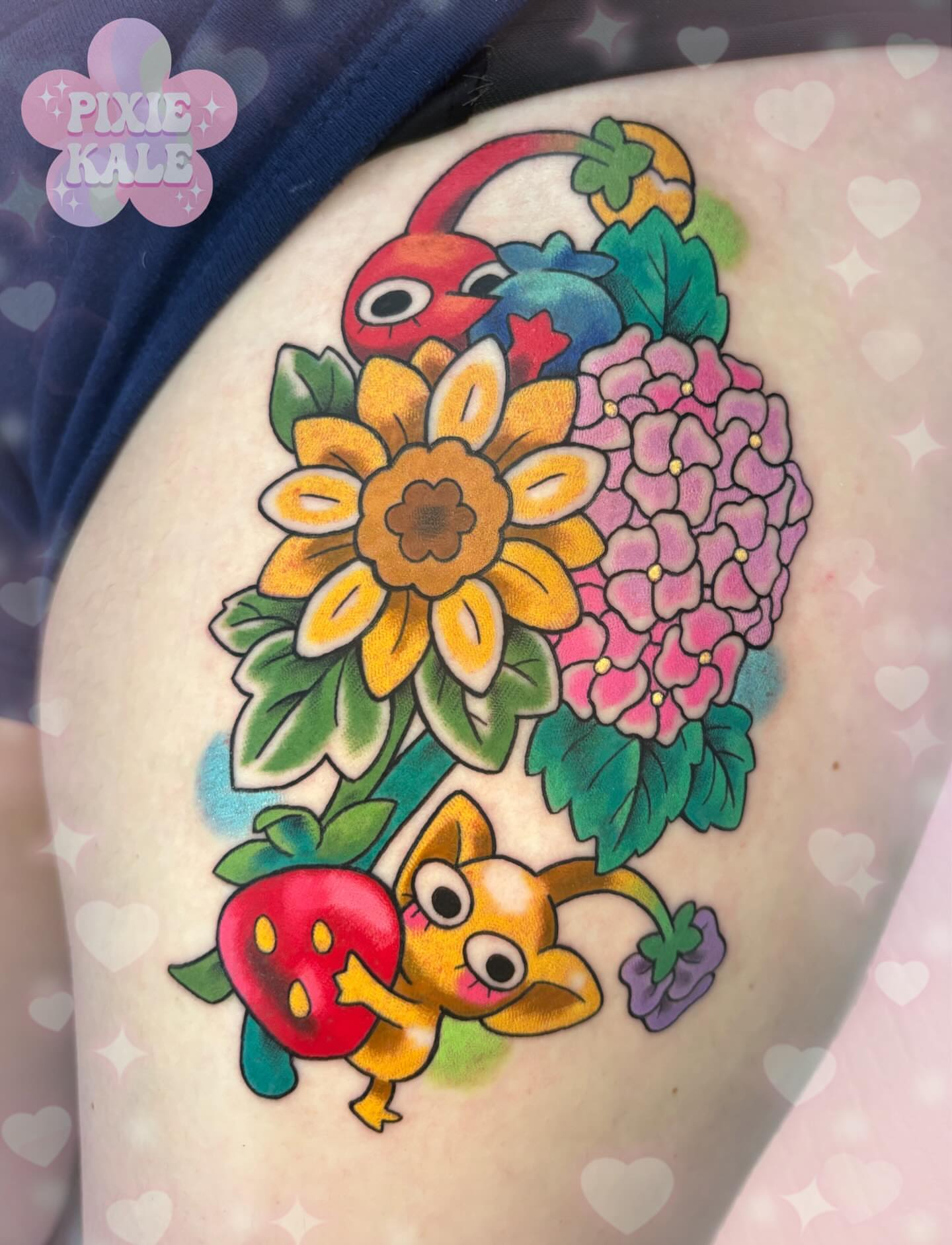 Tattoo by @pixiekaletattoos — new_school, illustrative