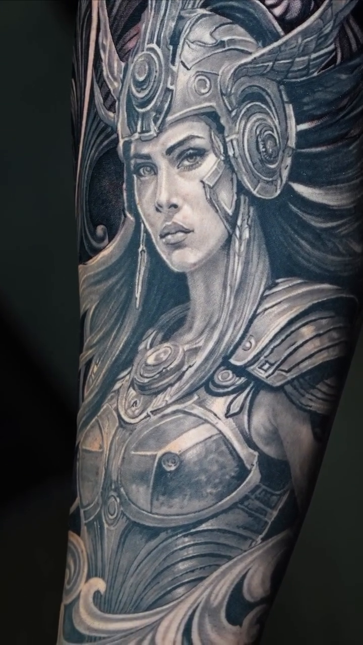 Tattoo by @oxossiart — realism, black_and_grey