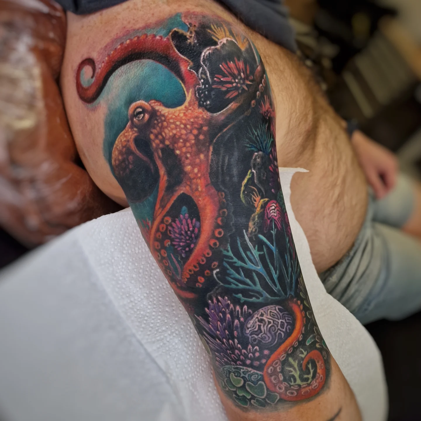 Tattoo by @abbiemorphewtattoos — realism, dotwork