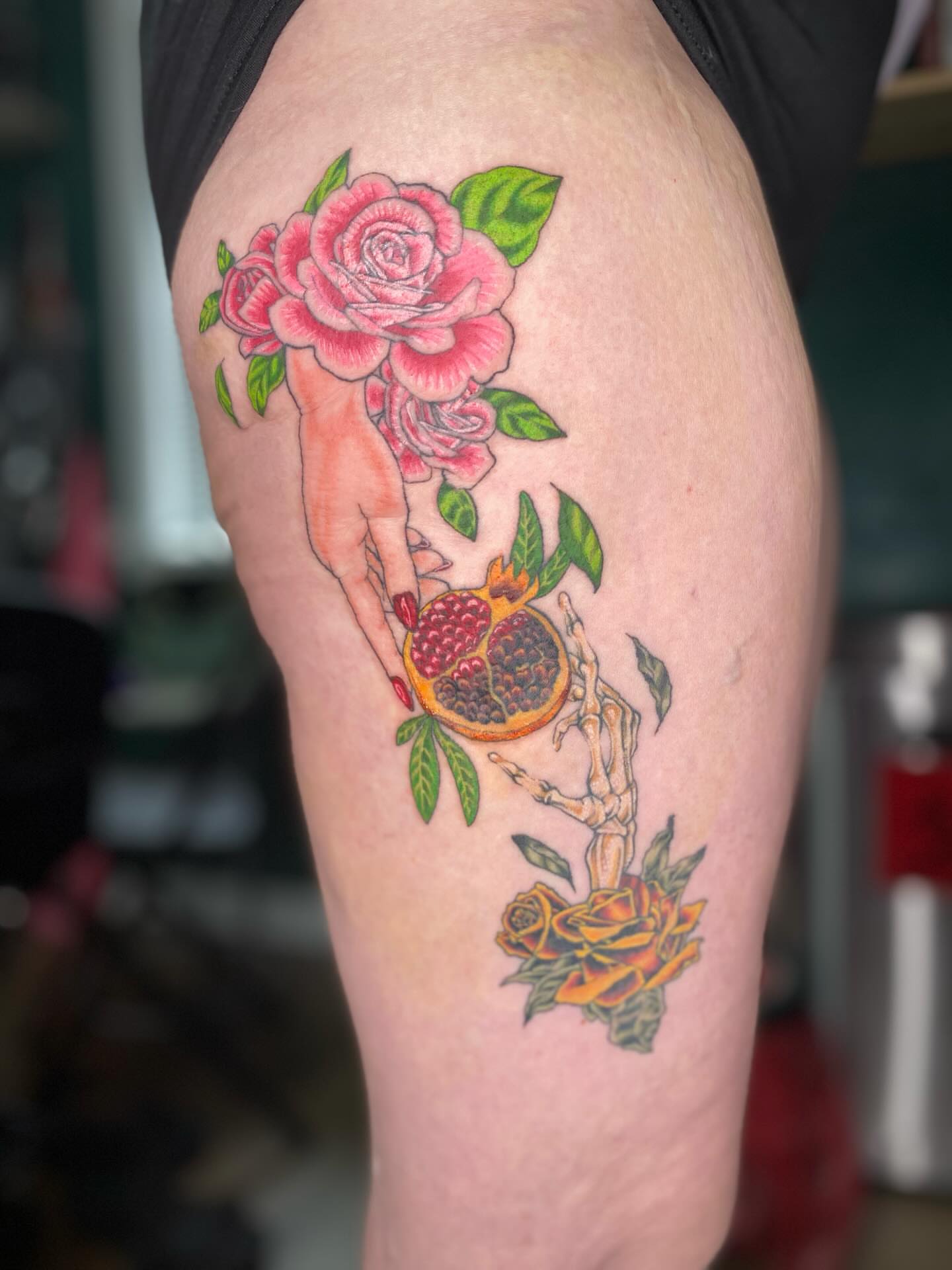 Tattoo by @ashley.roller.art — neo_traditional, realism