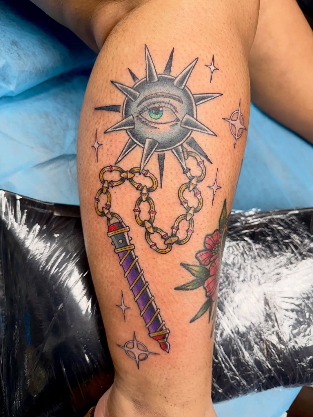 Tattoo by @hallowedtattoos — neo_traditional, black_and_grey
