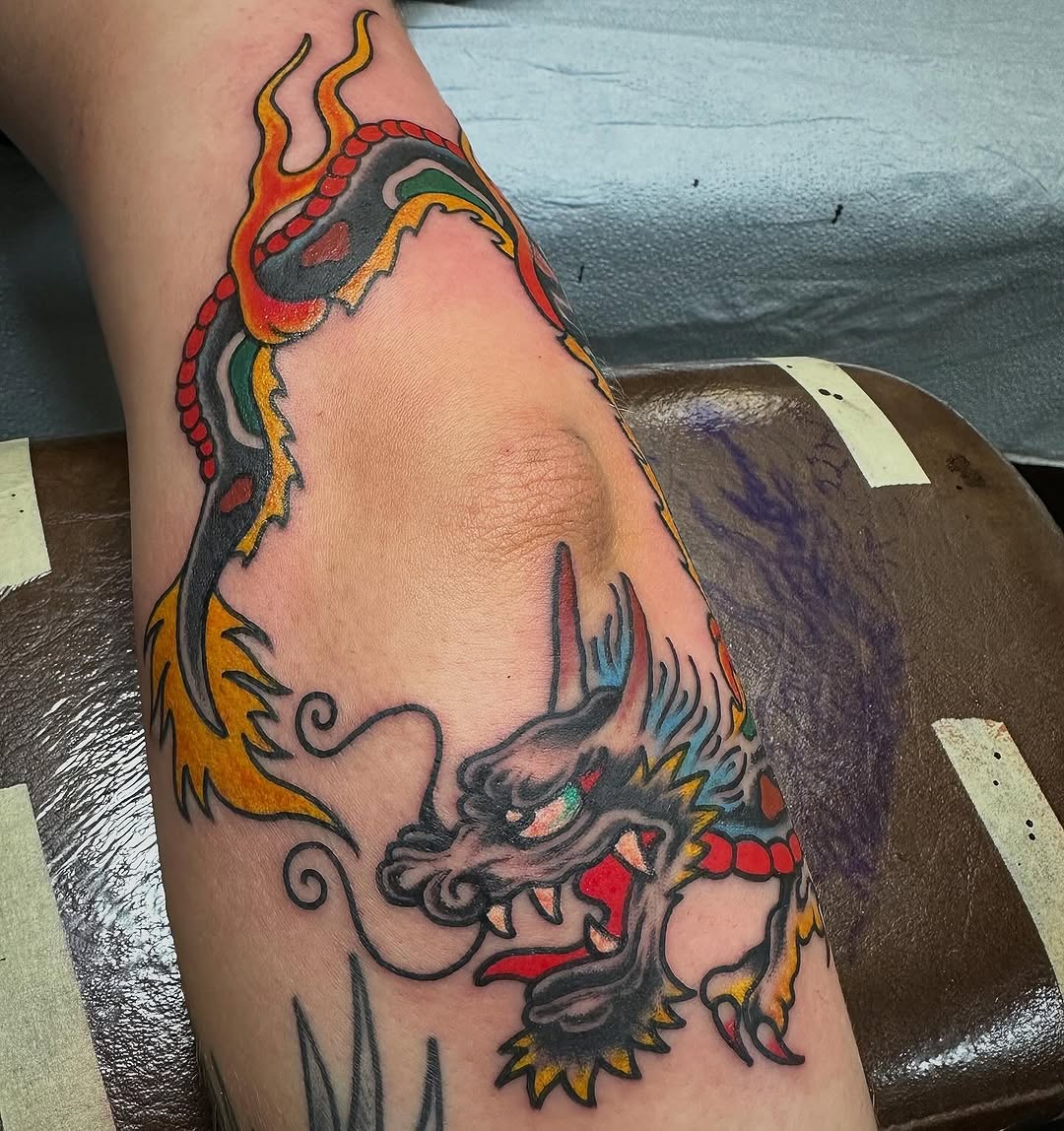 Tattoo by @devinspenny — japanese_irezumi, american_traditional