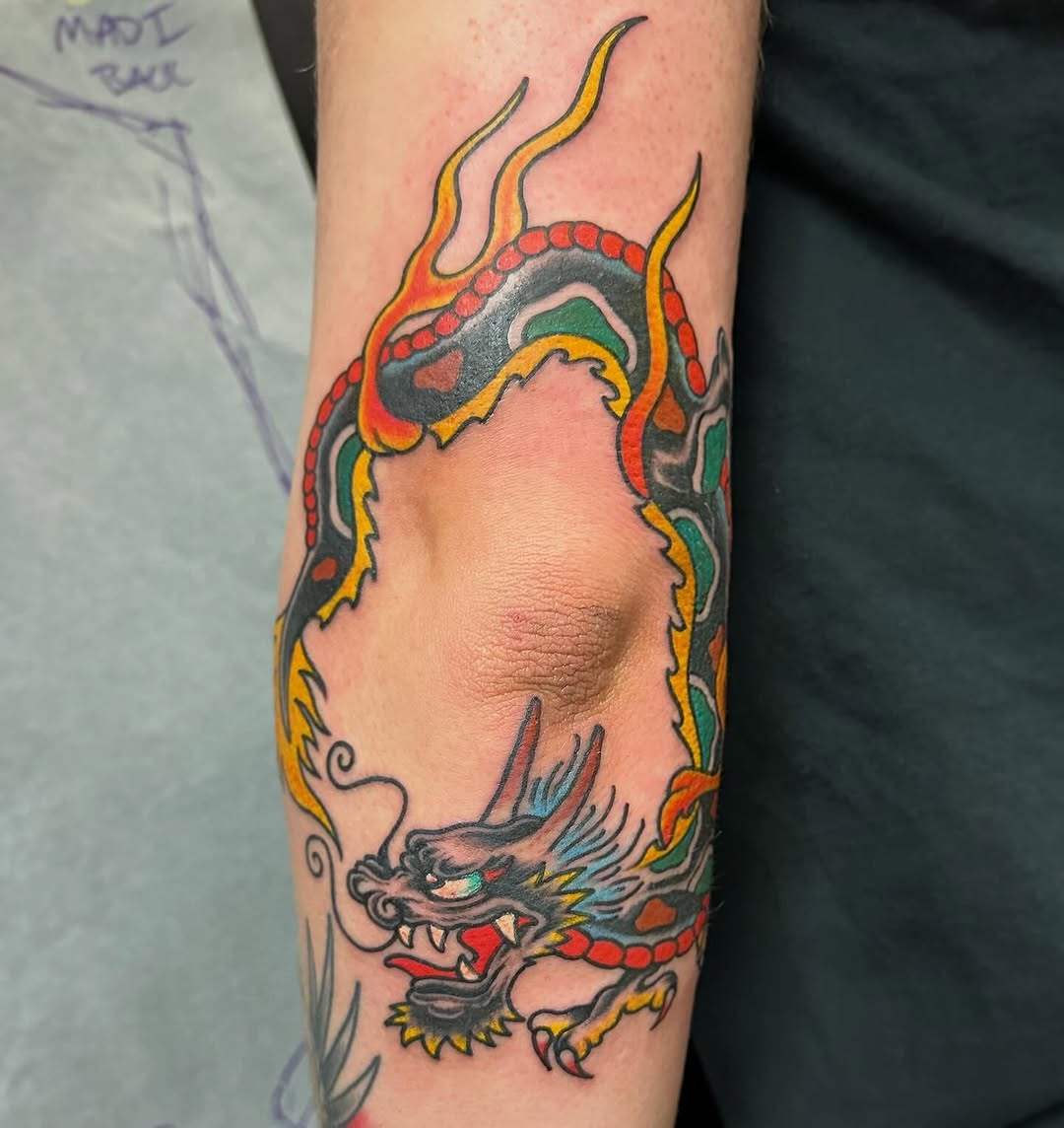 Tattoo by @devinspenny — japanese_irezumi, american_traditional