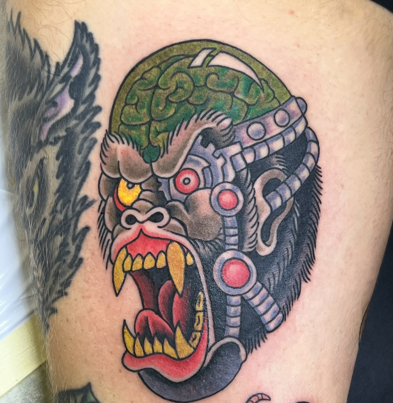Tattoo by @badfellow — american_traditional, dotwork