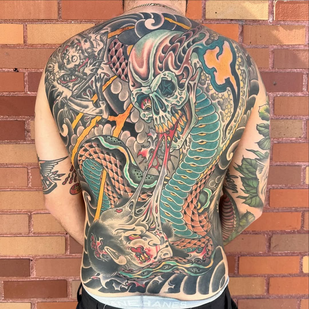 Tattoo by @tony_medellintattoo — japanese_irezumi, black_and_grey