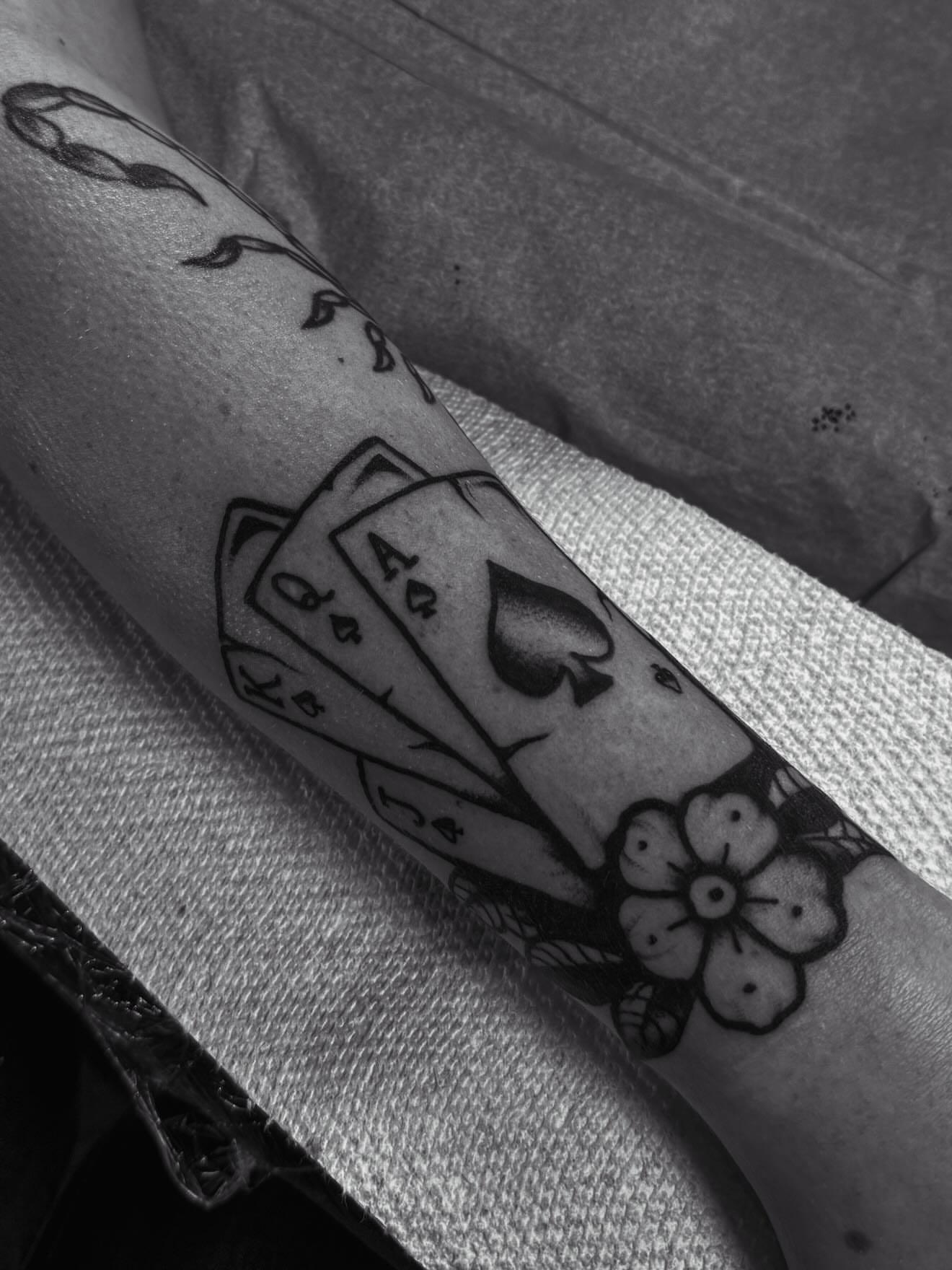 Tattoo by @bashtattooer — american_traditional, black_and_grey