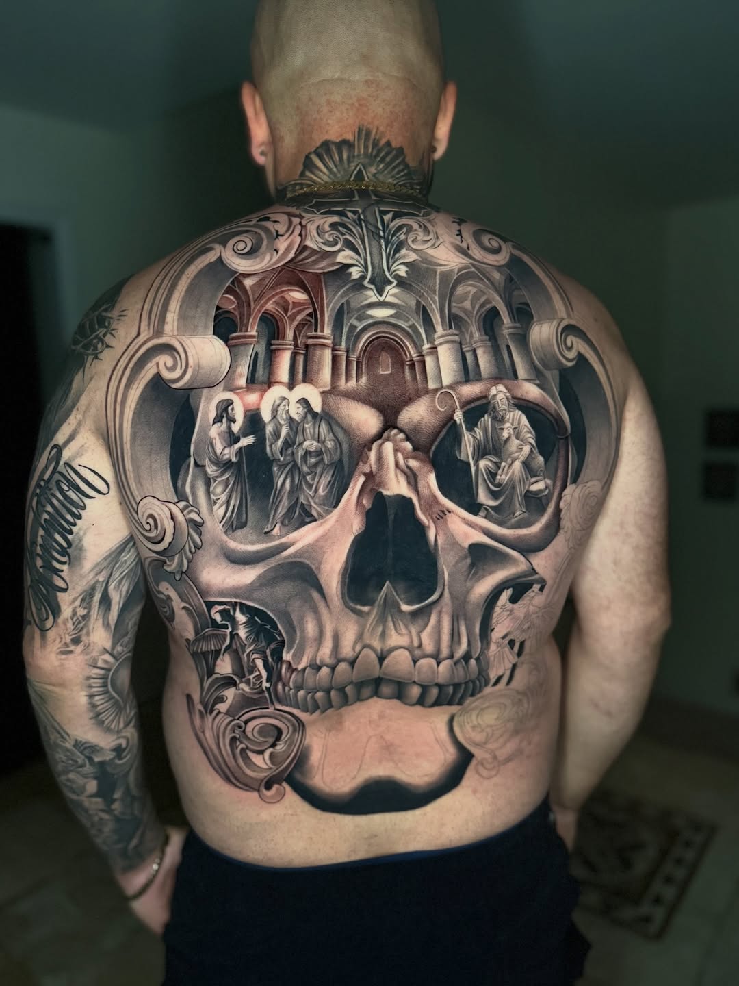 Tattoo by @geo_tatt2 — black_and_grey, realism