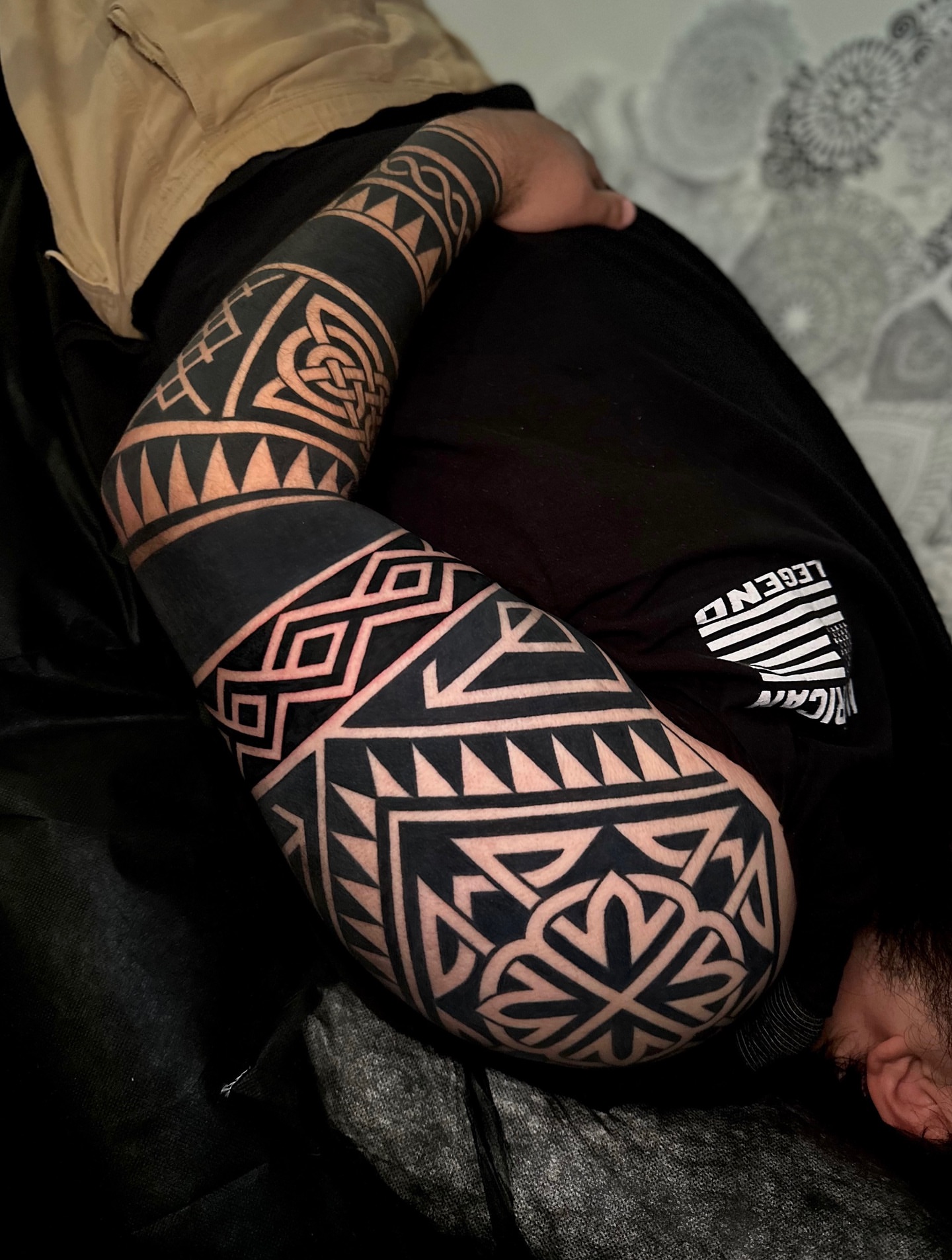 Tattoo by @blackadorn — tribal