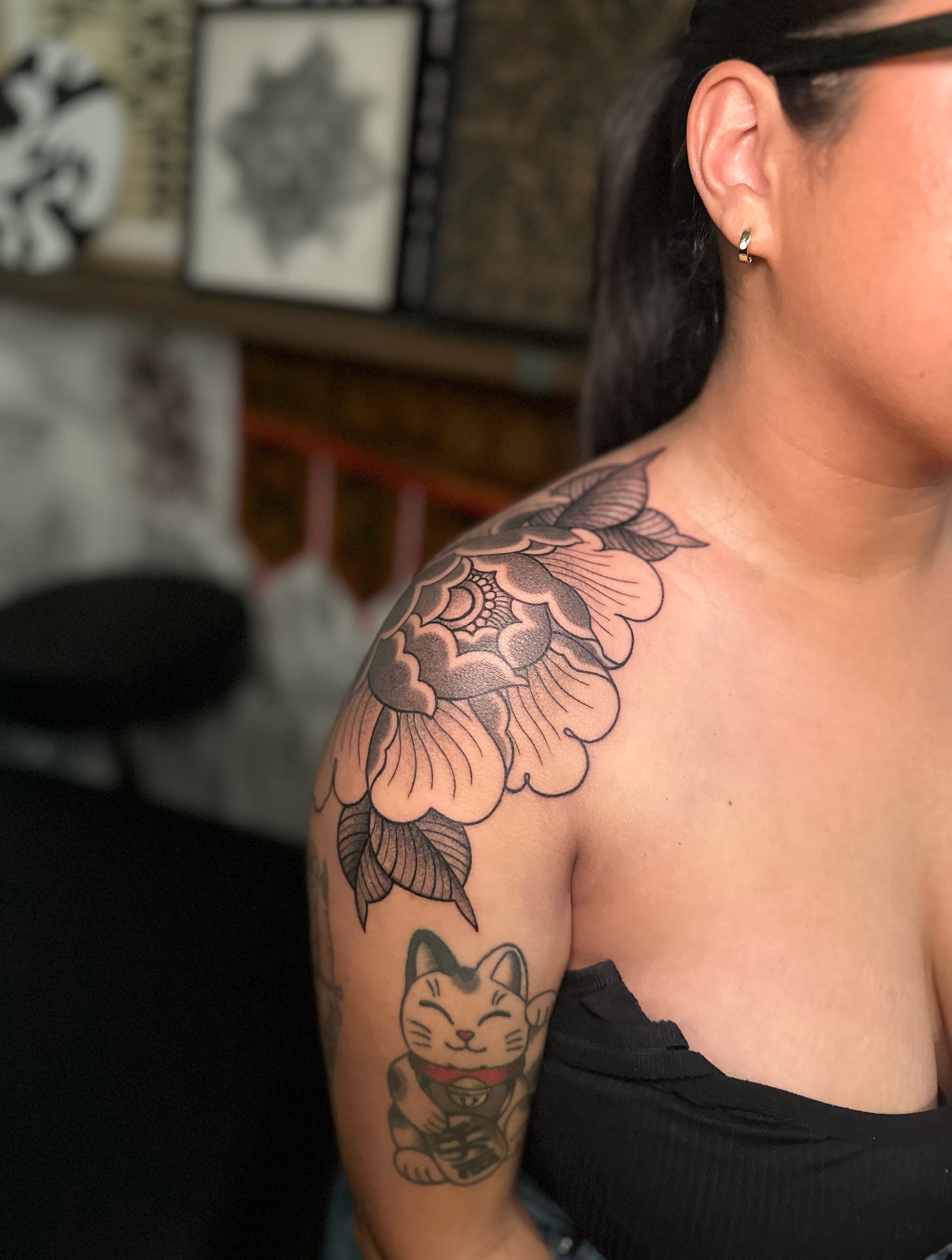 Tattoo by @blackadorn — black_and_grey