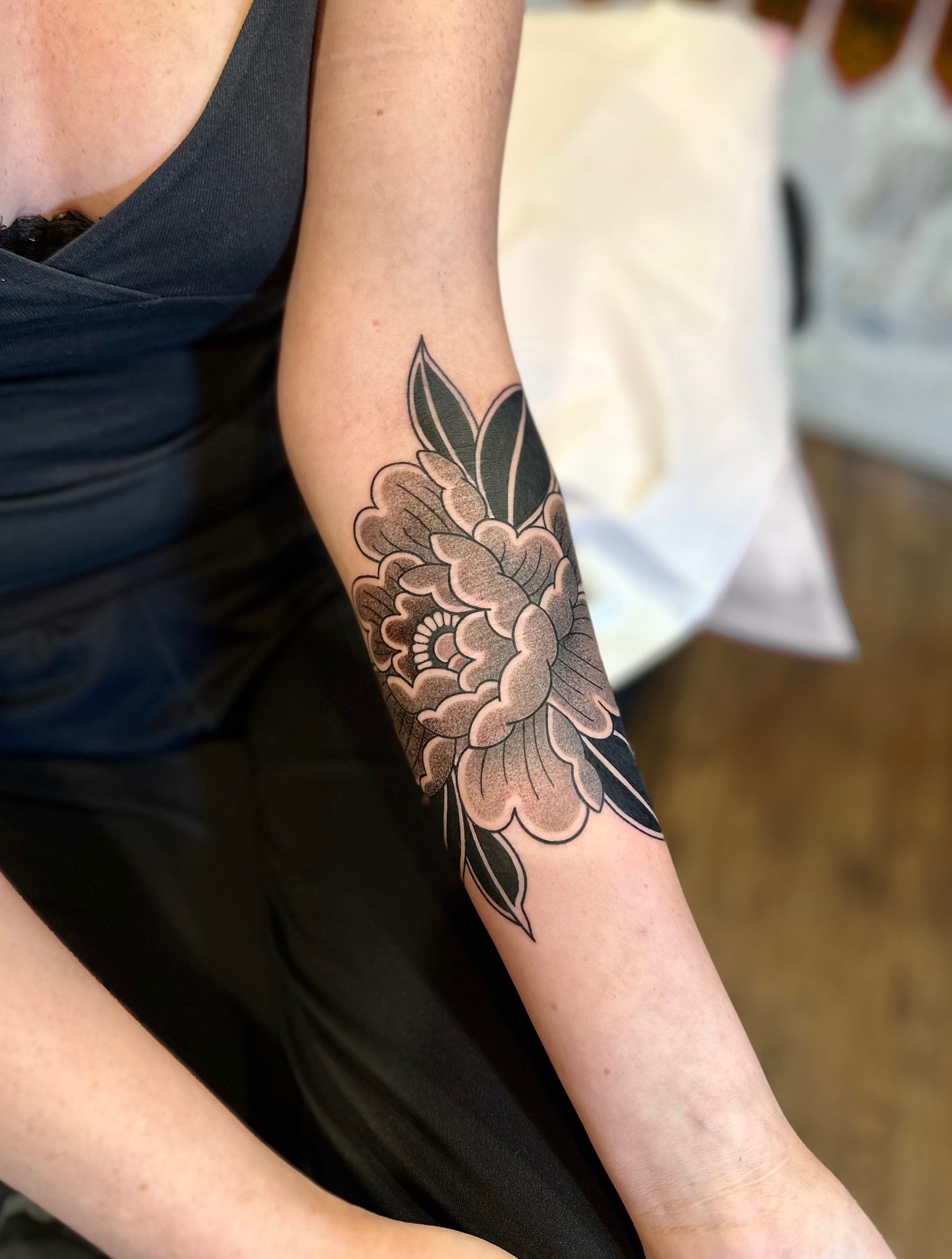 Tattoo by @blackadorn — black_and_grey