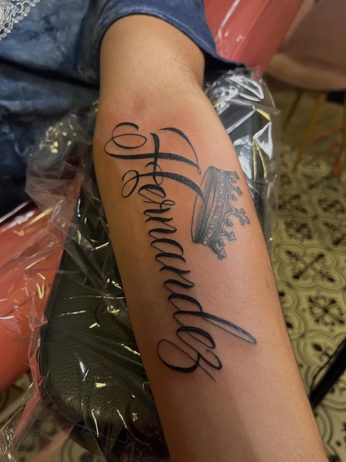 Tattoo by @elizabethzerena — lettering_script