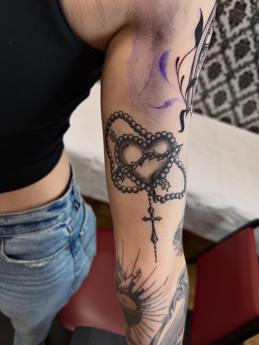 Tattoo by @ems__tattooing — black_and_grey, ornamental