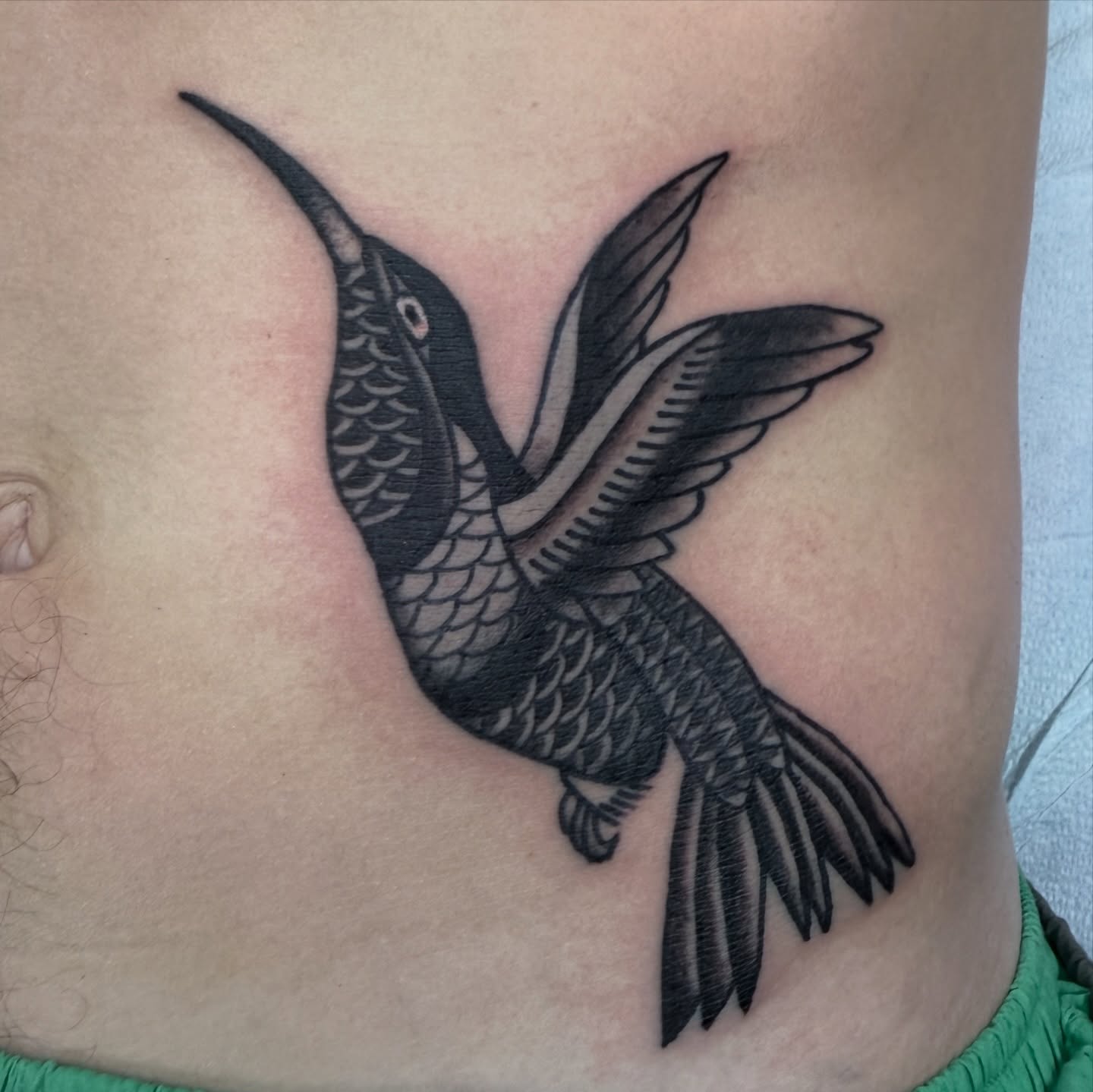 Tattoo by @bigmoon_18 — black_and_grey