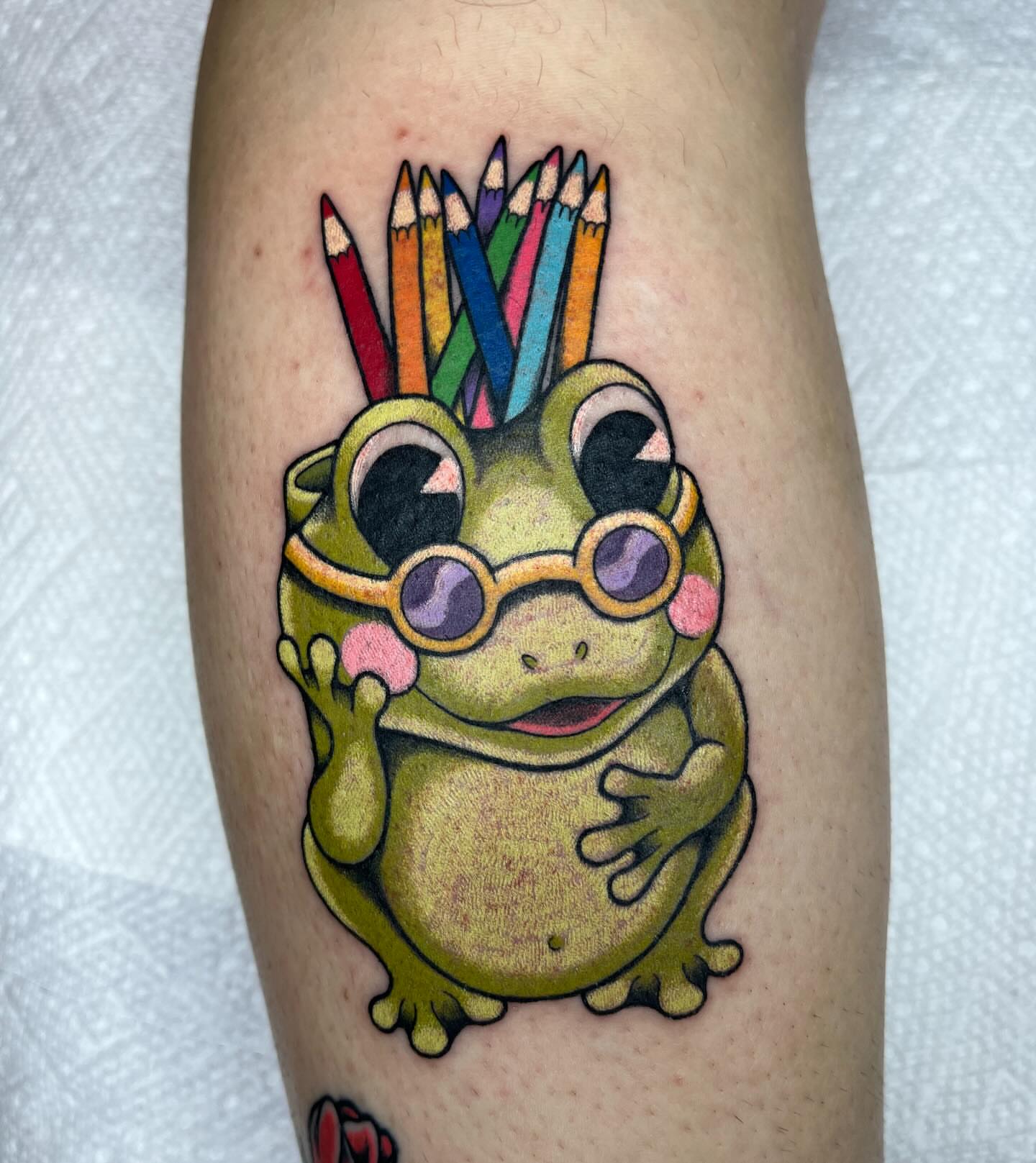 Tattoo by @stabbybrooks — new_school, illustrative