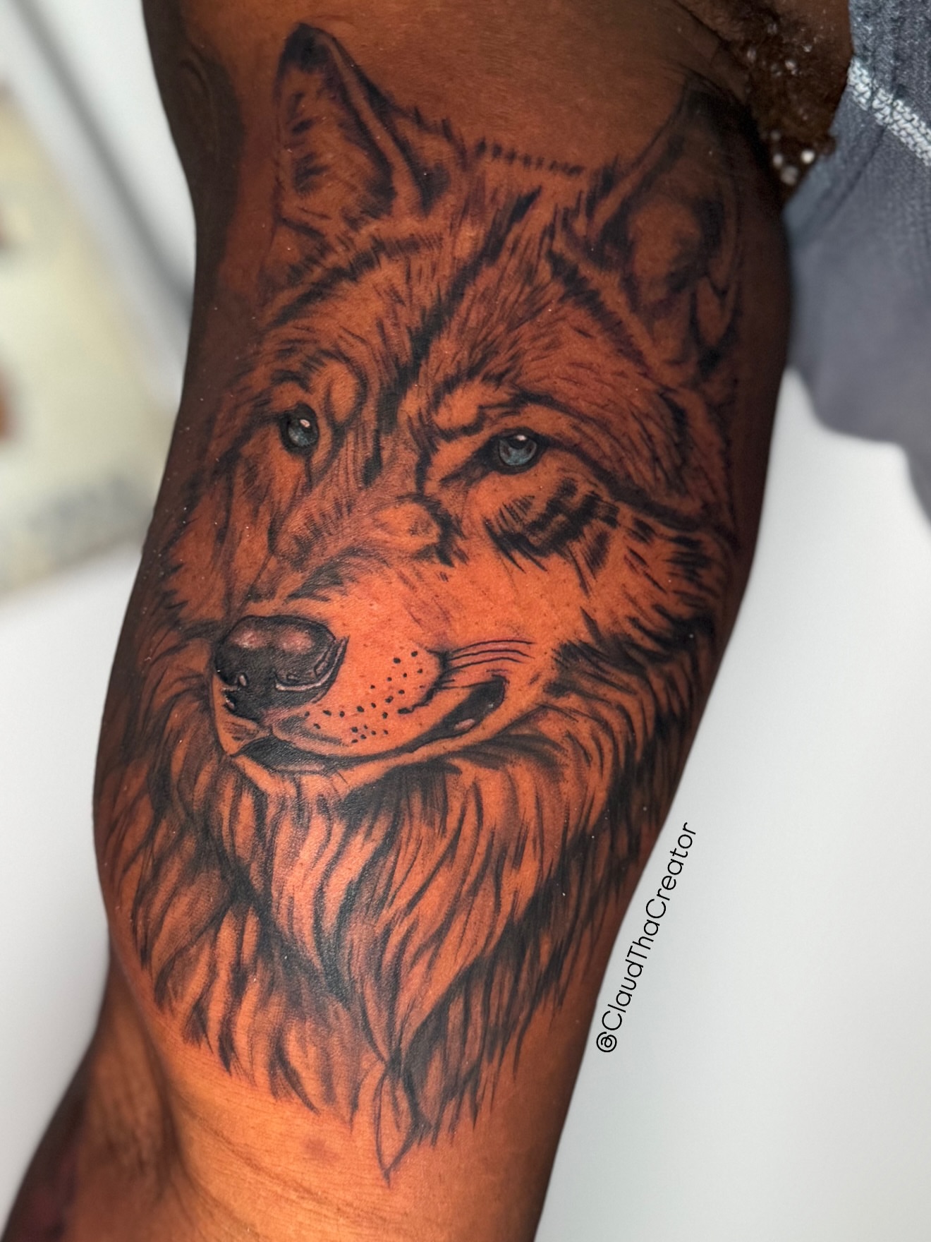 Tattoo by @claudthacreator — realism, black_and_grey