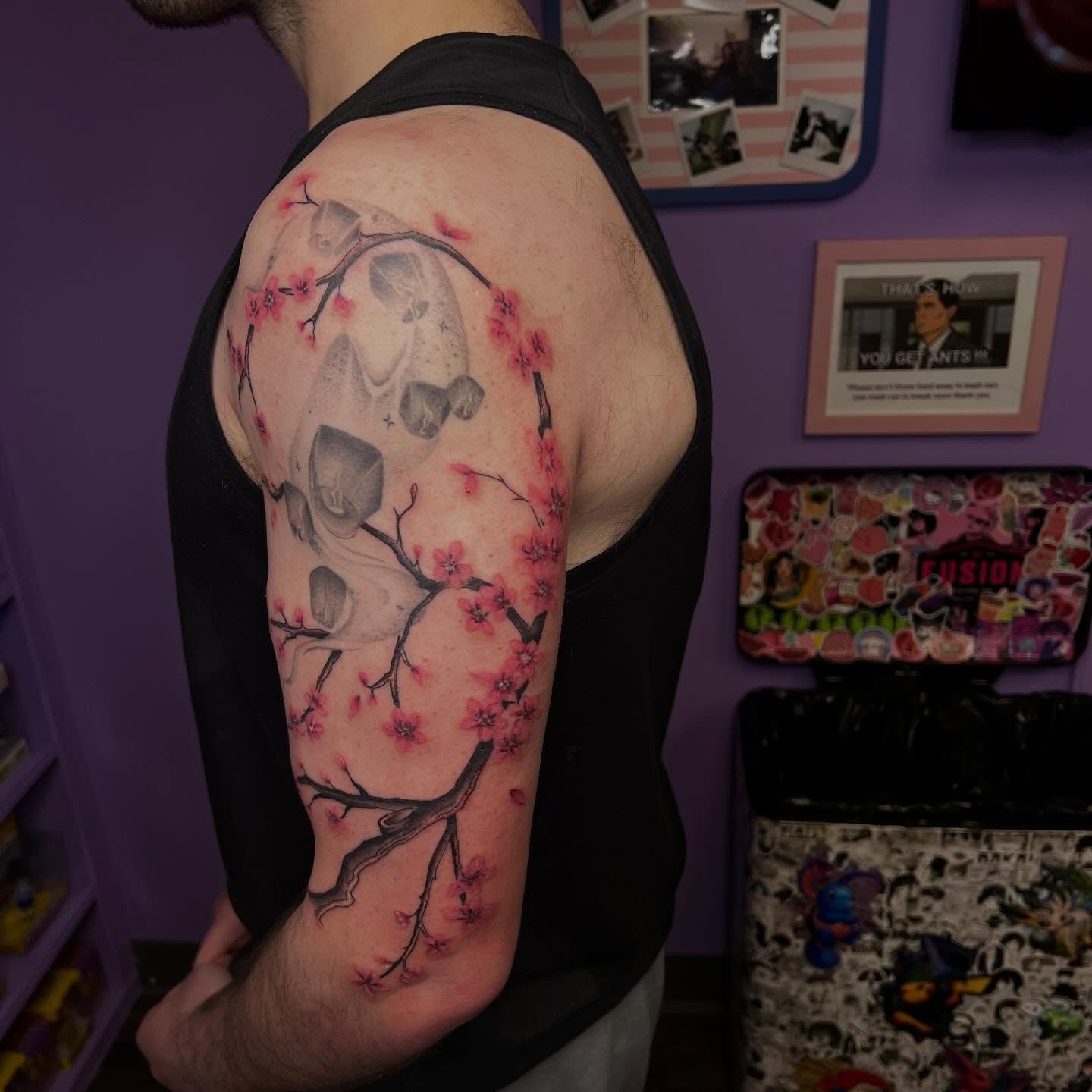 Tattoo by @tattoosbyebonyjane — realism, dotwork