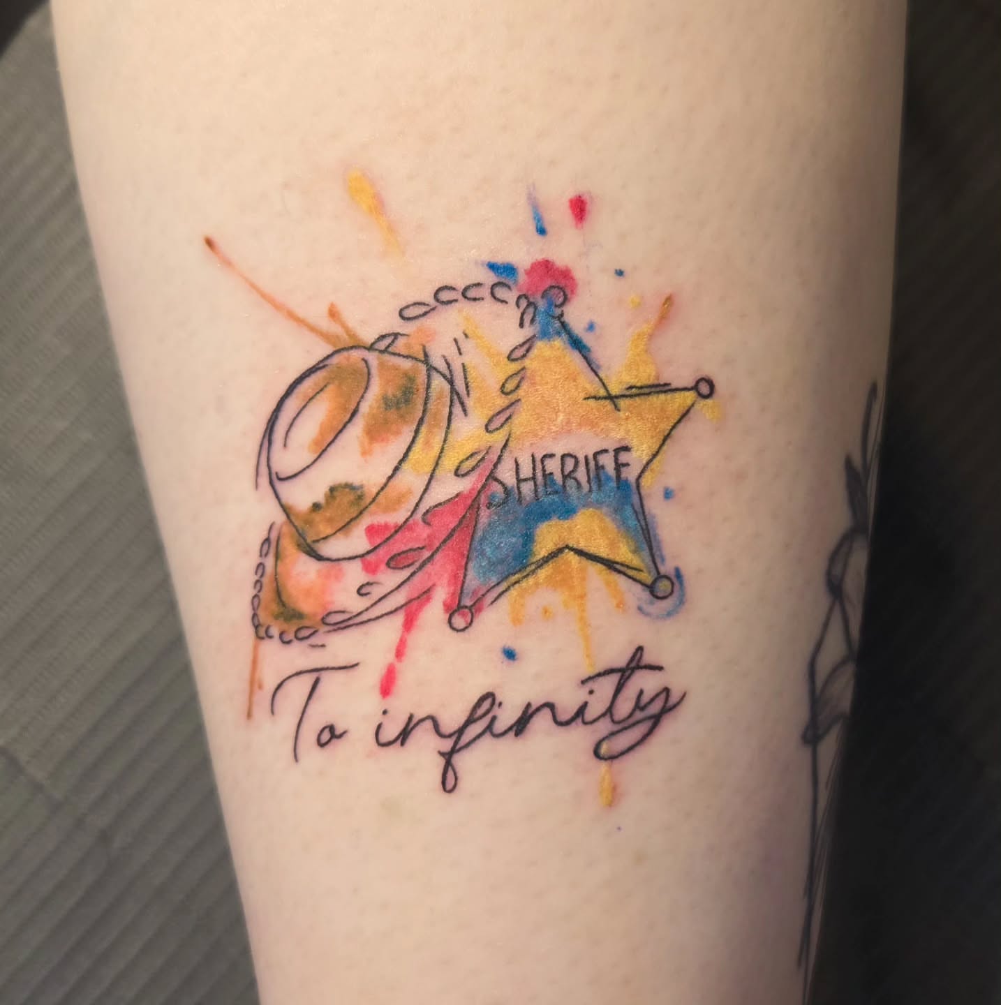 Tattoo by @isolationtattoos — watercolor