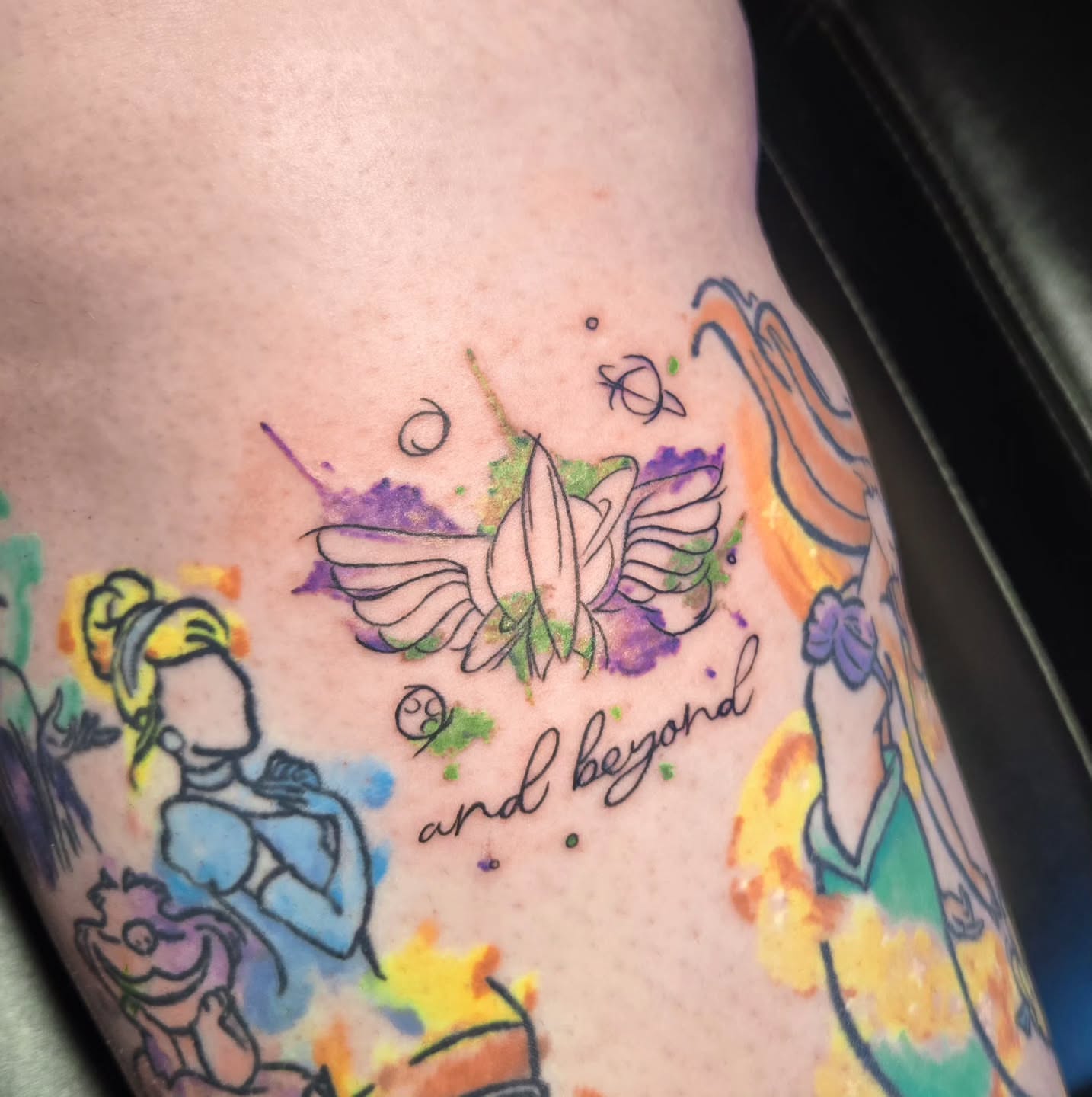 Tattoo by @isolationtattoos — watercolor, illustrative