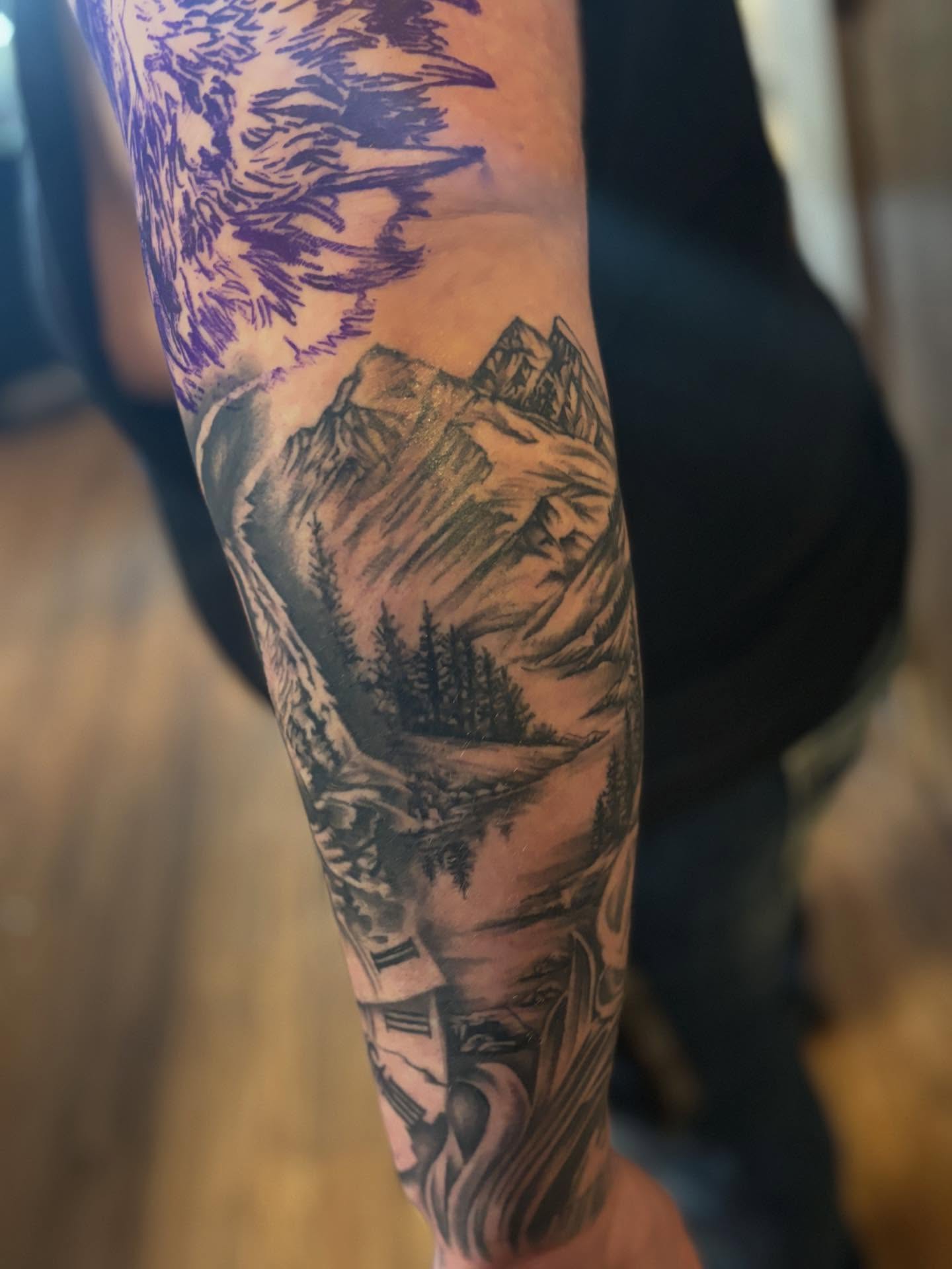 Tattoo by @jesusmunster — black_and_grey, realism