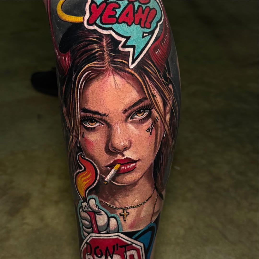 Tattoo by @luis_menesesart — realism, trash_polka