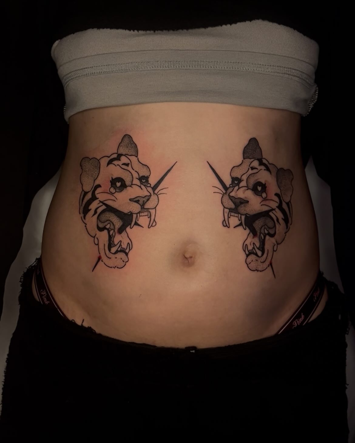 Tattoo by @pitypostcard — black_and_grey