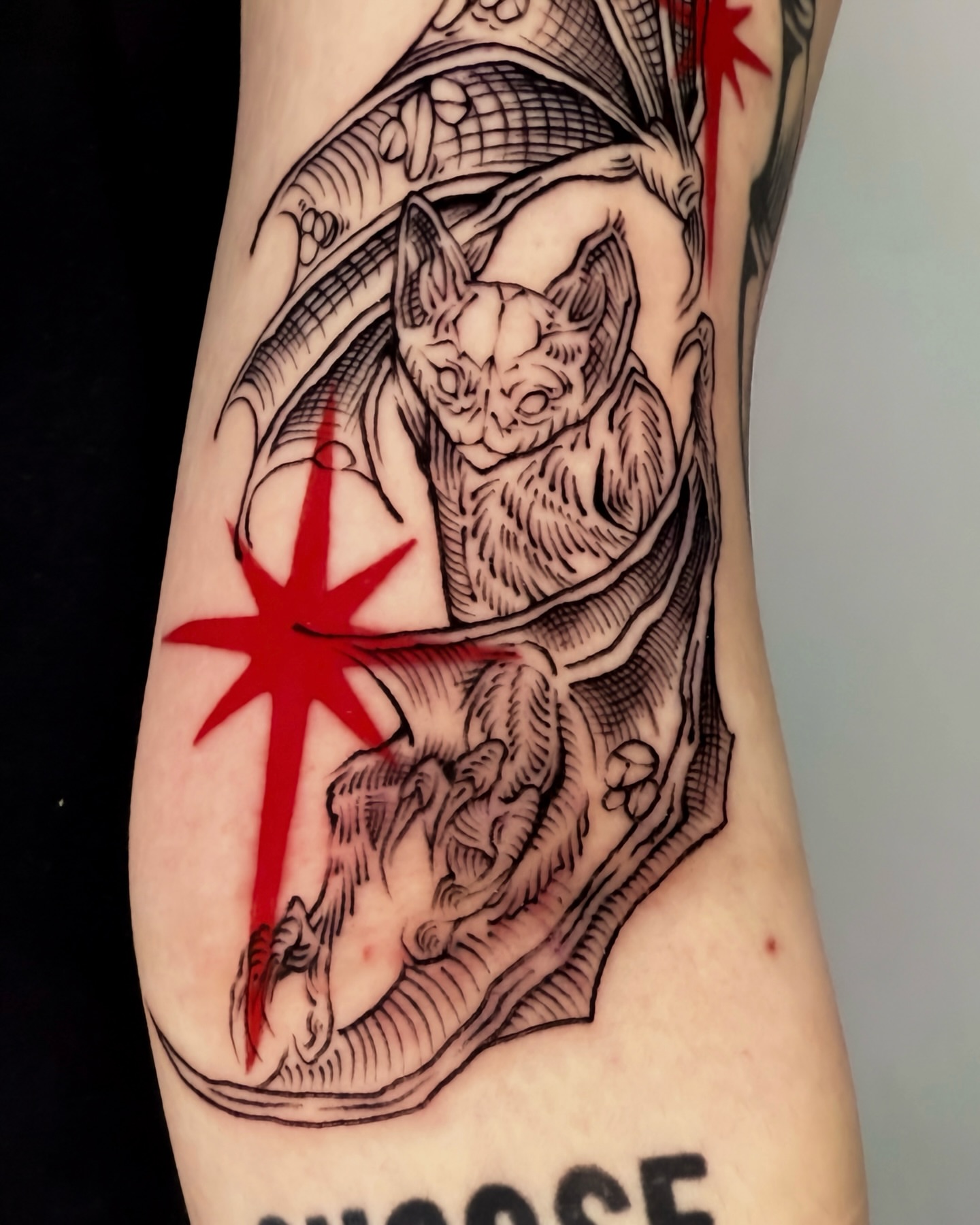 Tattoo by @mimo_tattooist__ — black_and_grey