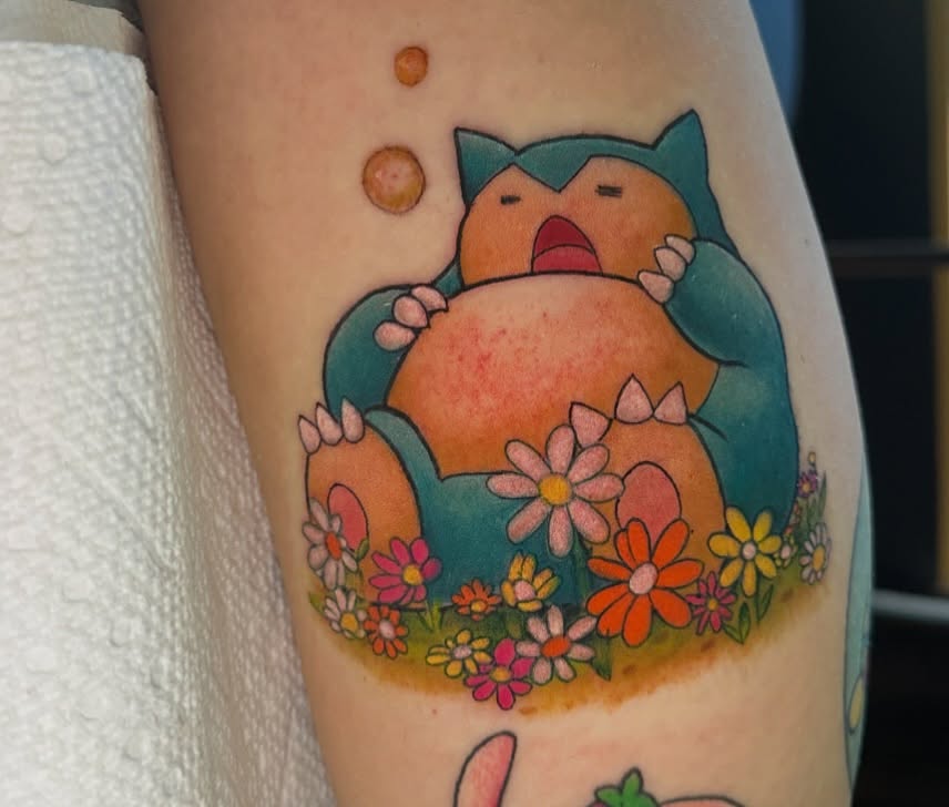 Tattoo by @johanna_tattoos — watercolor