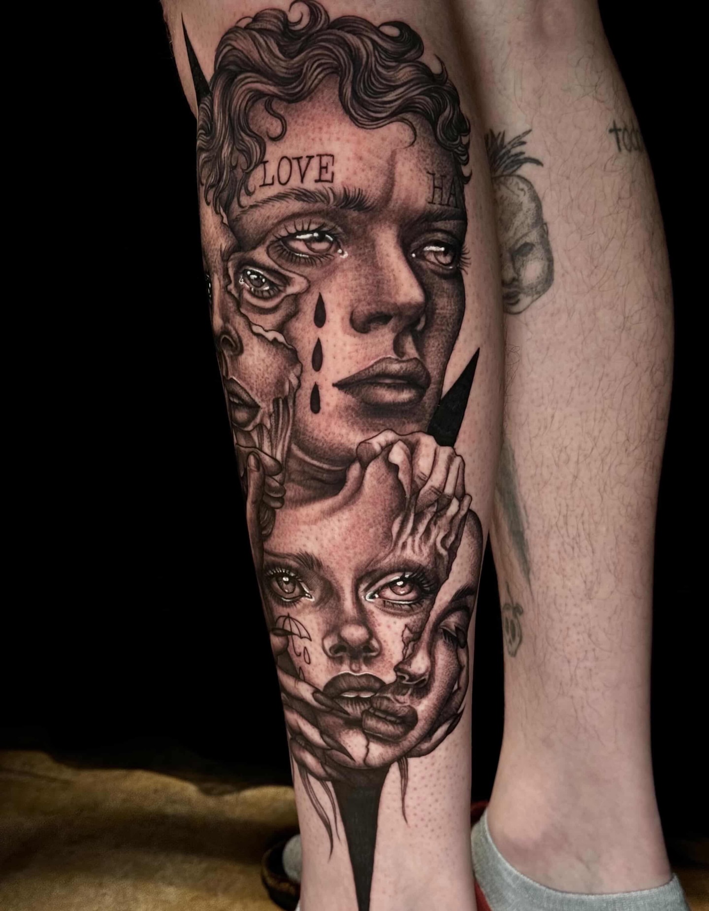 Tattoo by @artofmiguelangelflores — realism, dotwork