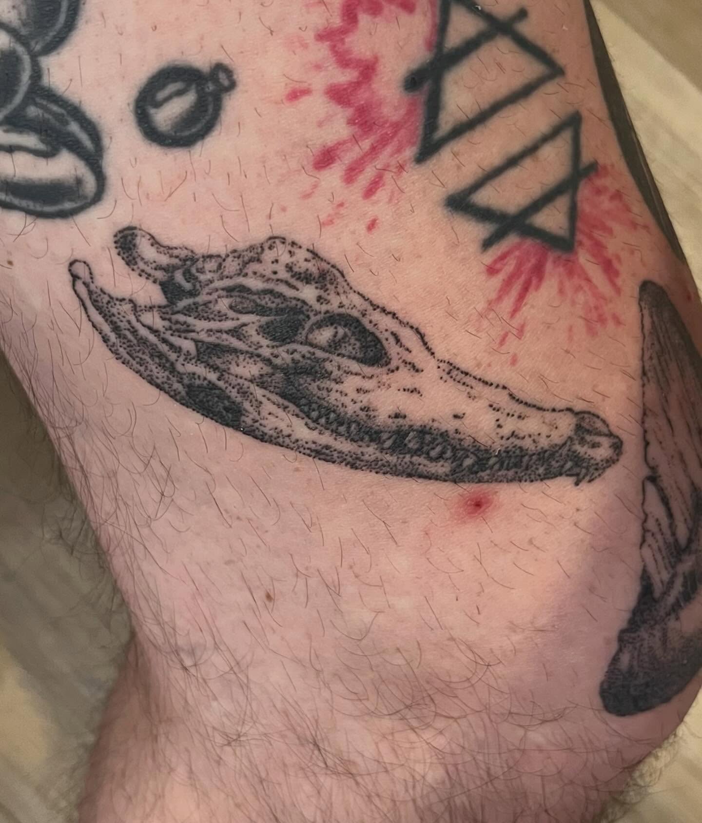 Tattoo by @carlosmoralesink — dotwork