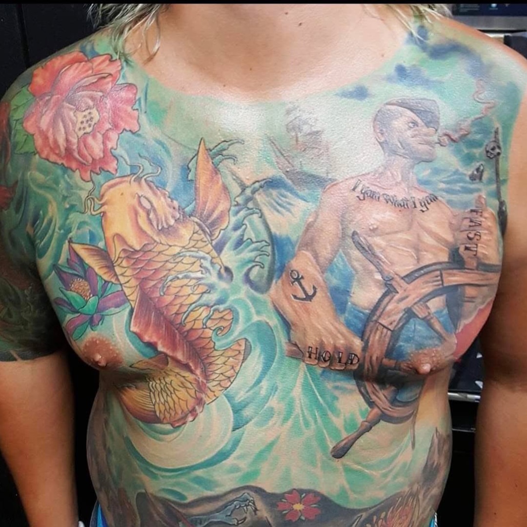 Tattoo by @sarck_hardlifestyle β american_traditional, realism