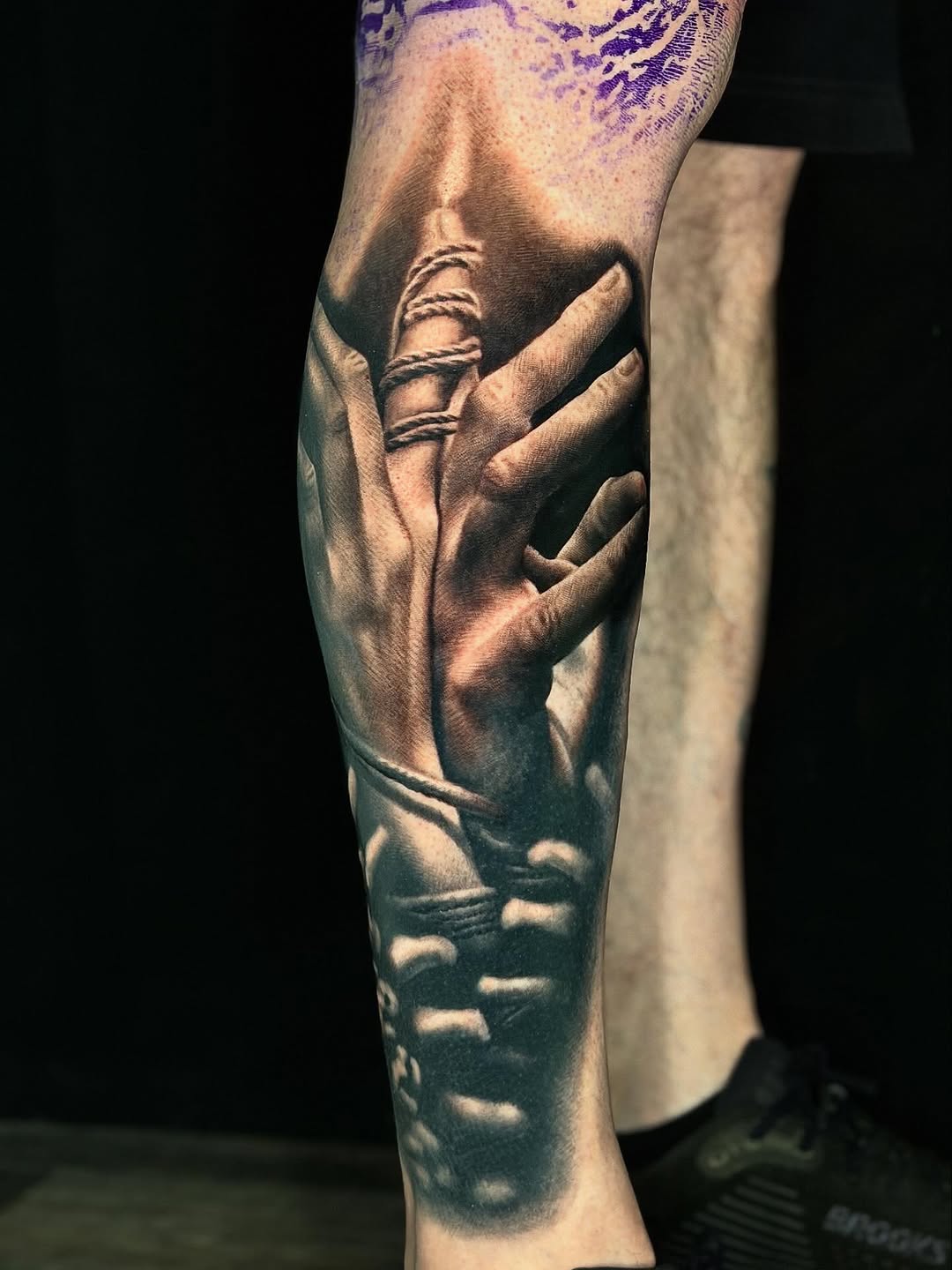 Tattoo by @jwells_tattoos — realism, black_and_grey